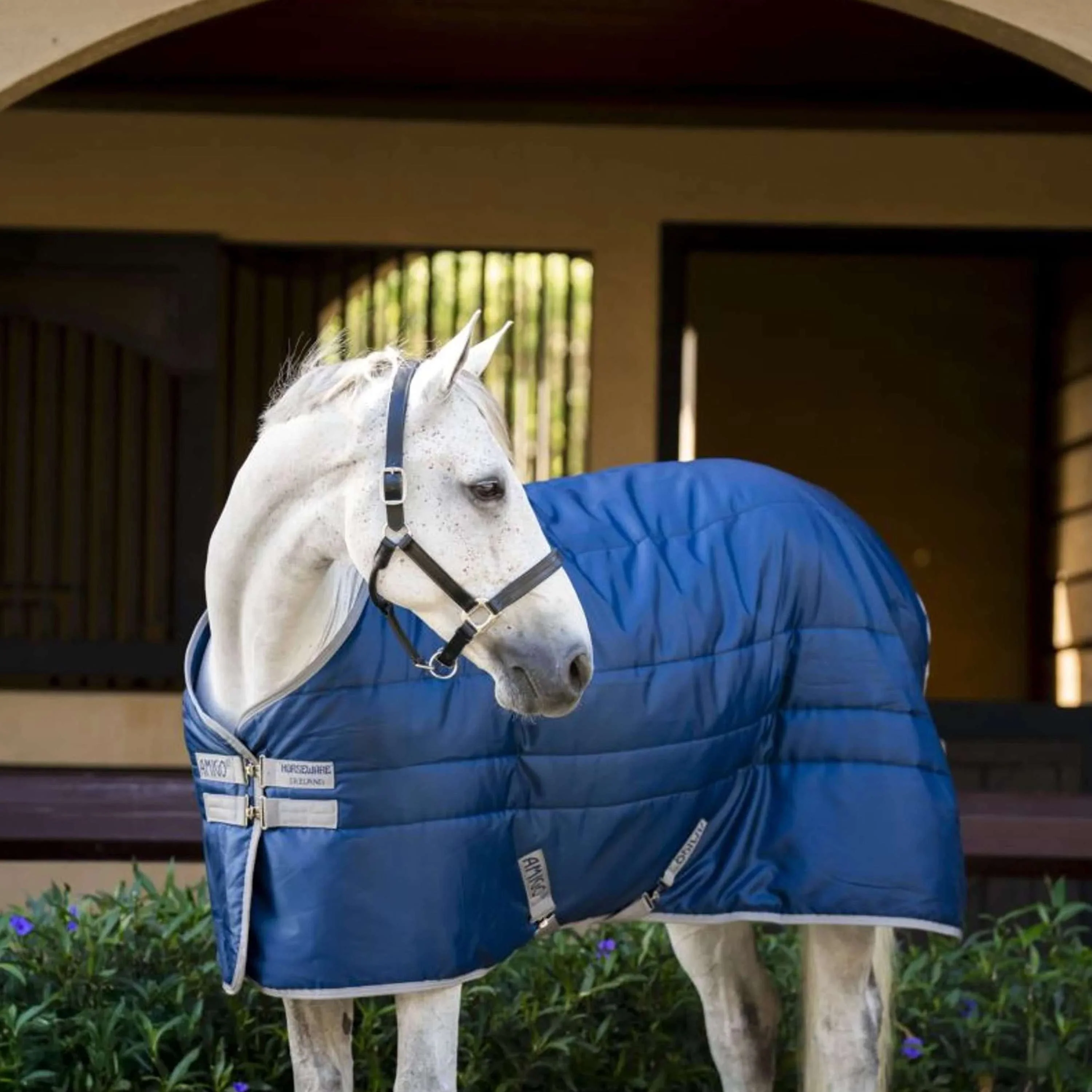 Amigo Ripstop Insulator Pony Stable 100g Navy/Titanium Grey - Image 2
