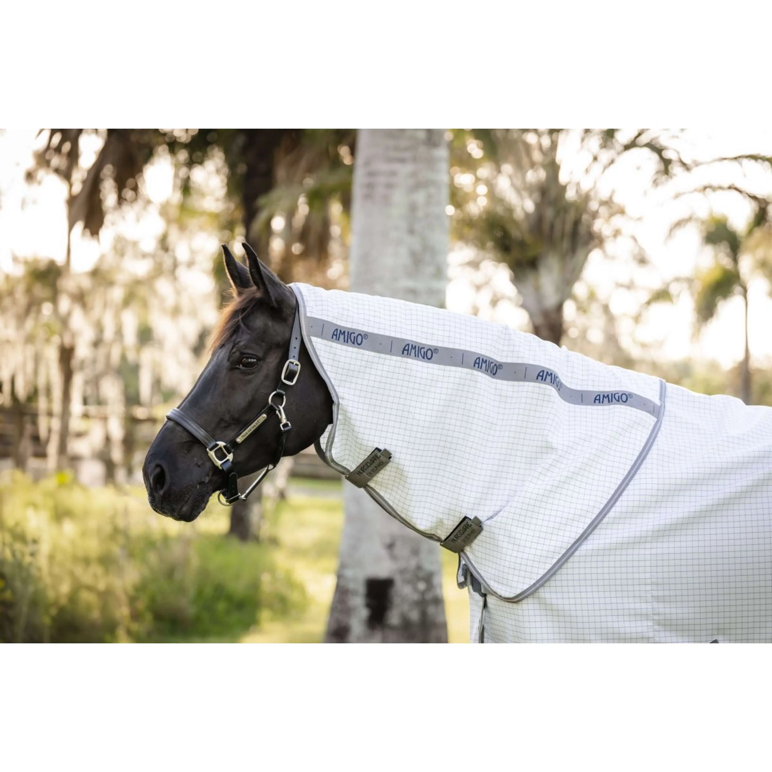 Amigo Summer Sheet Plus Carreaux bleu marine/gris titane/argent - Image 2