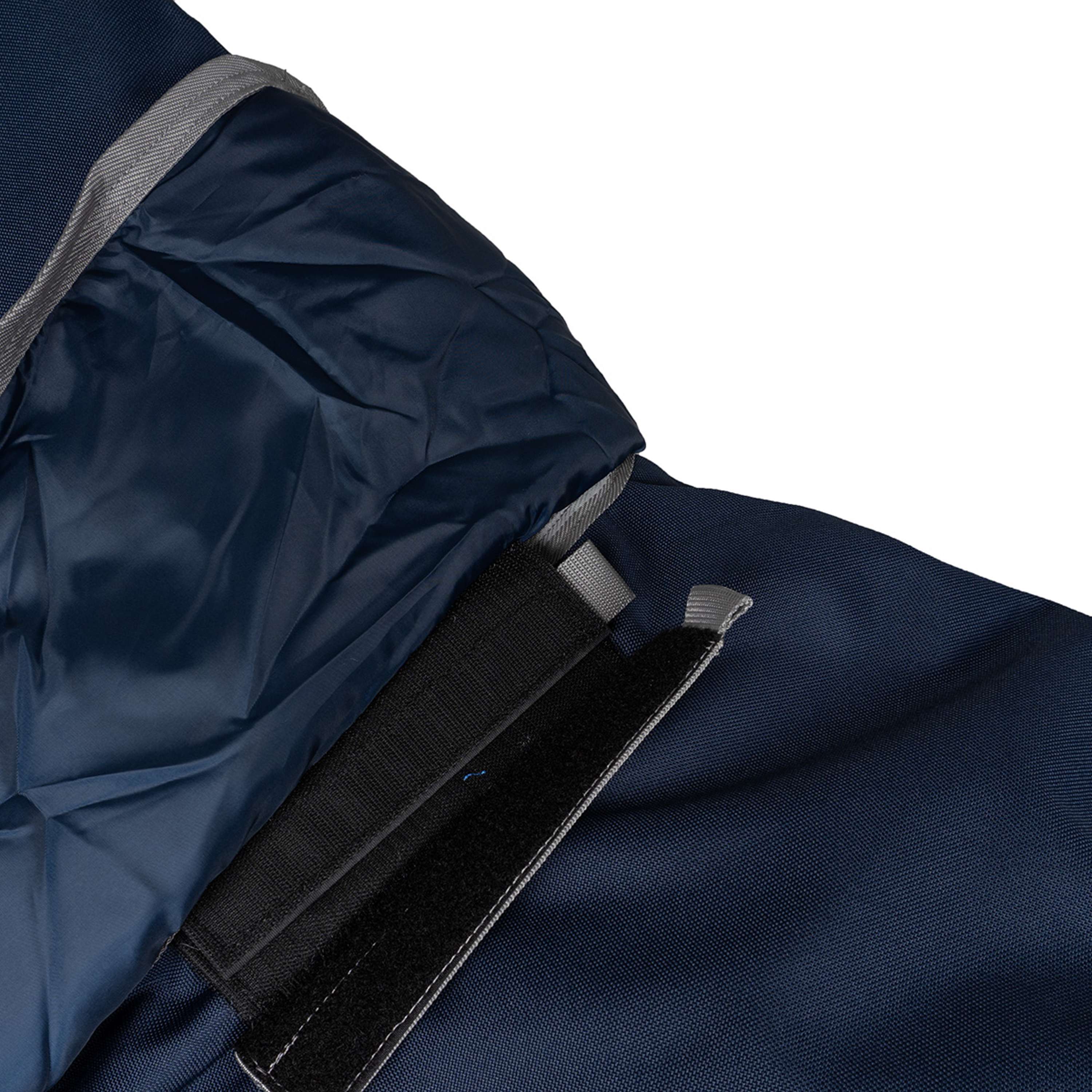 Amigo Turnout Rug FieldSafe Plus 1200D 0g Navy/Titanium Grey/Silver - Image 16