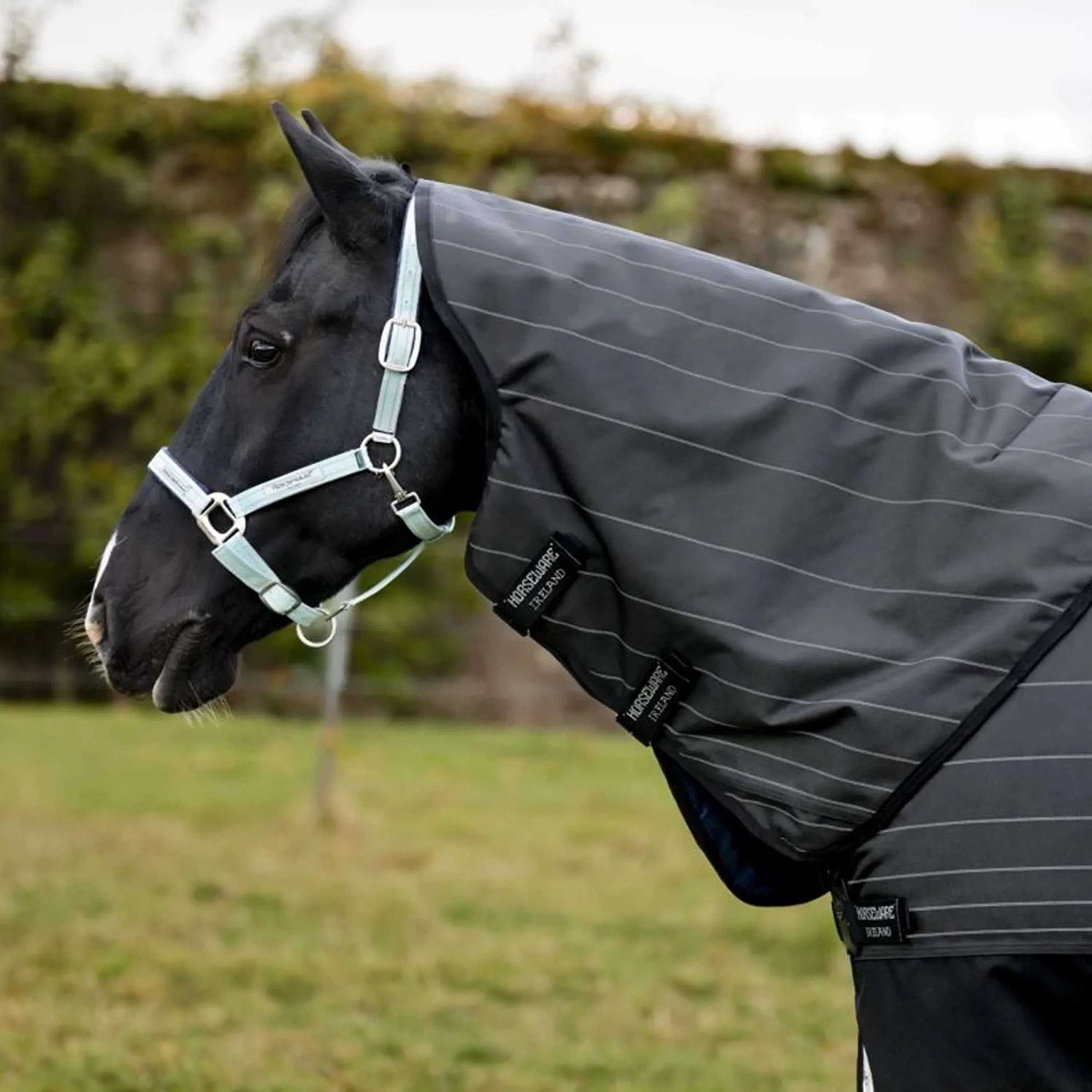 Amigo Turnout Rug FieldSafe Reflectech Plus 1200D 0g Black/Reflective/Black - Image 4