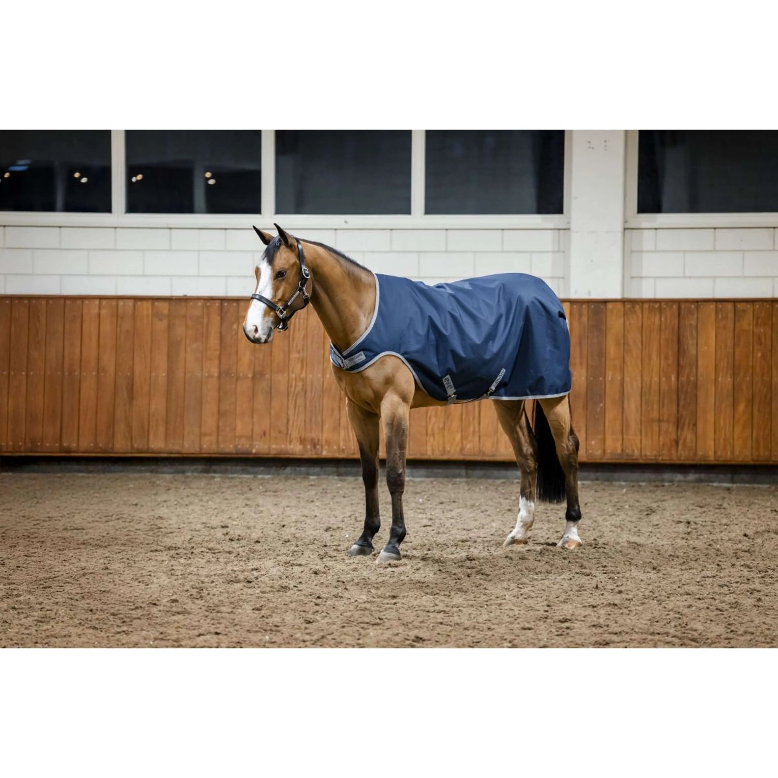 Amigo Walker Rug Ripstop 900D 100g Navy/Titanium Grey - Image 4