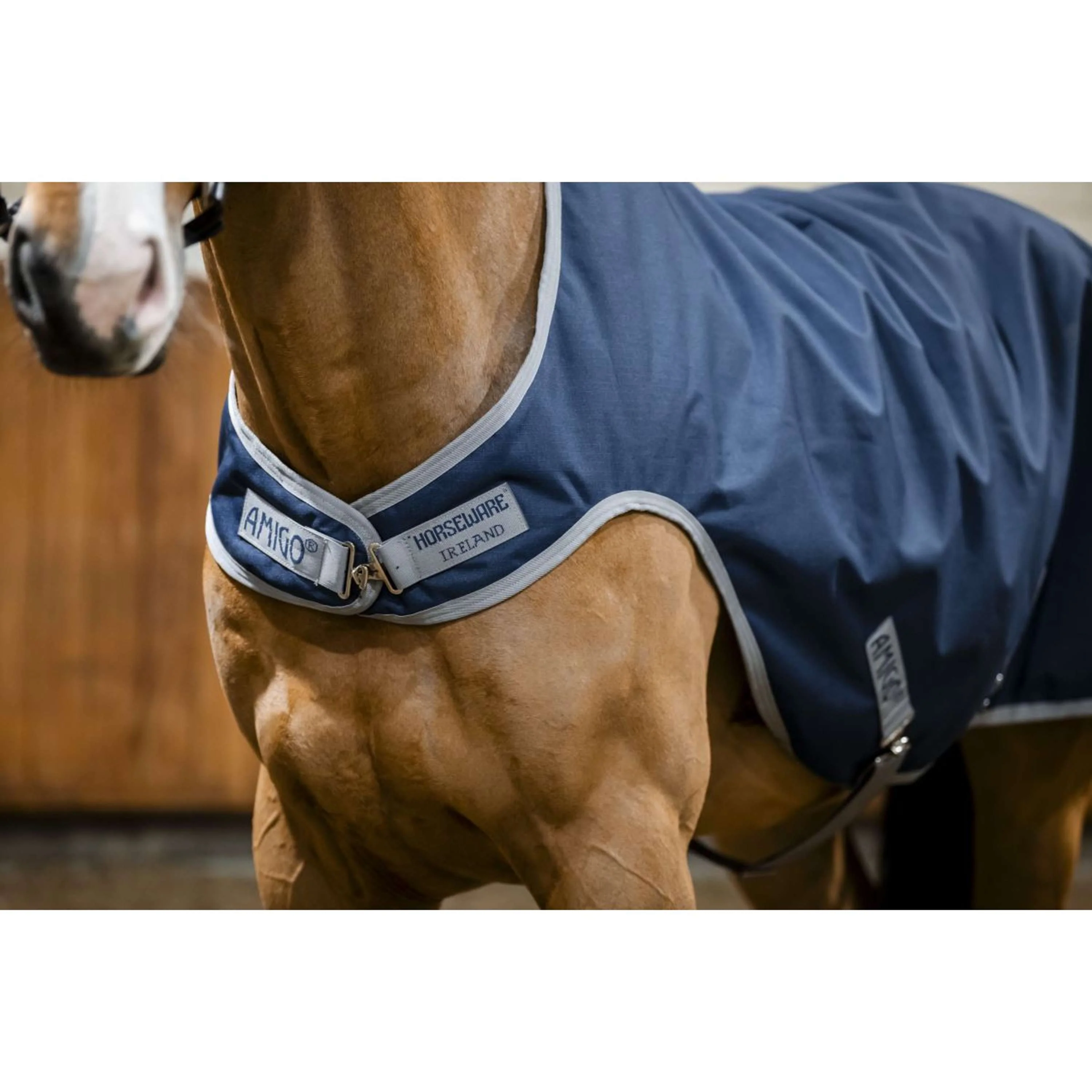Amigo Walker Rug Ripstop 900D 100g Navy/Titanium Grey - Image 5