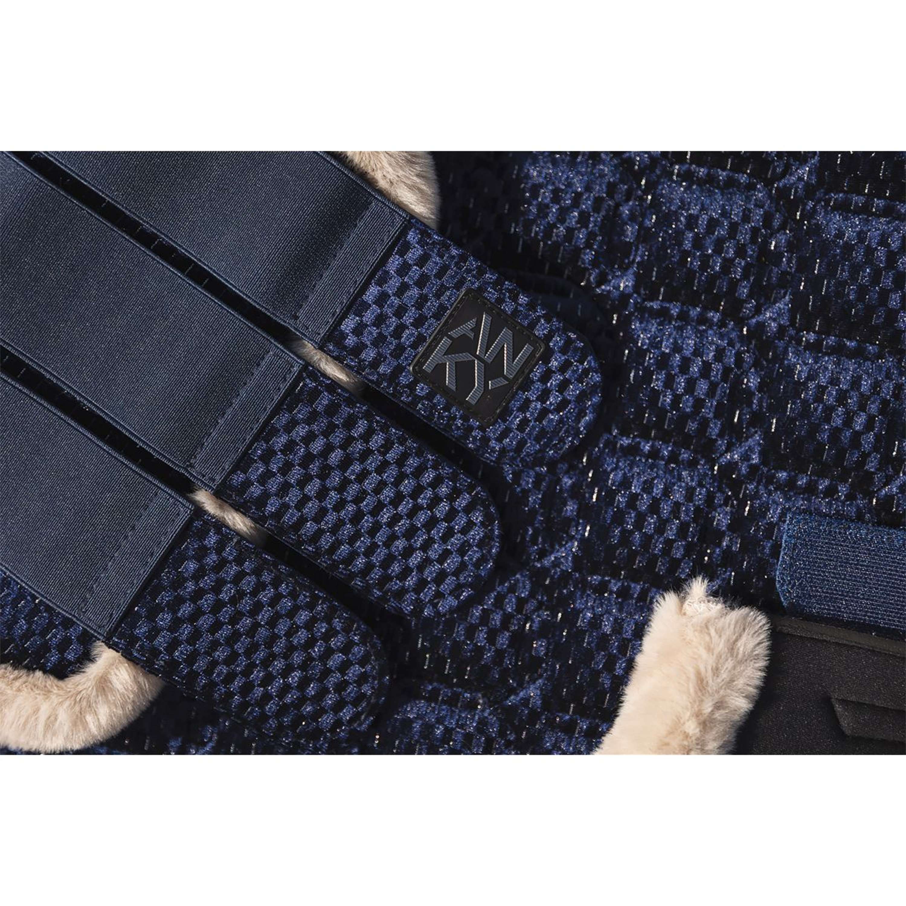 ANKY Dressage Boots Check Velvet ATB25005 Midnight Blue - Image 3