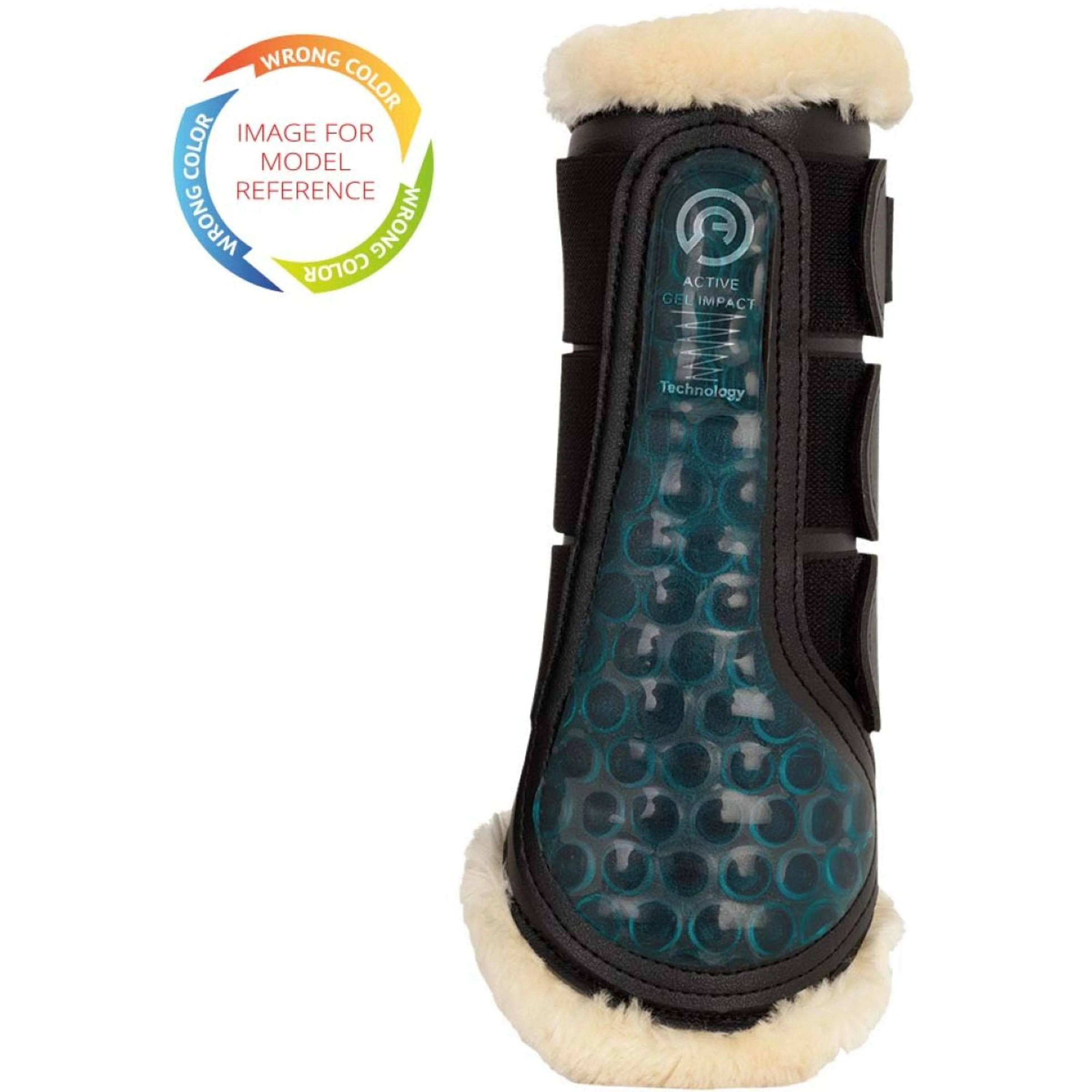 ANKY Dressage Boots Active Gel Impact Olive foncé - Image 4