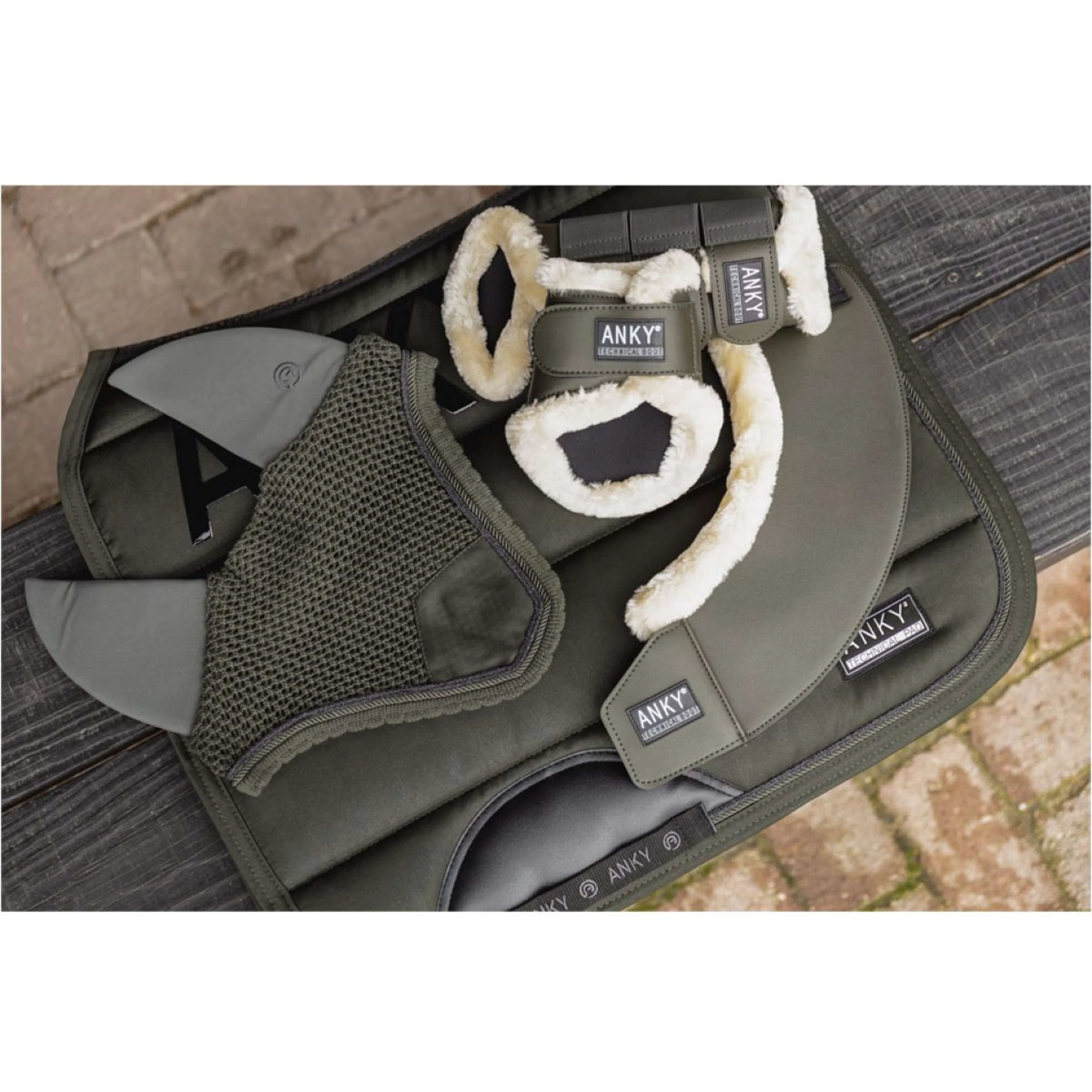 ANKY Dressage Boots Active Gel Impact Olive foncé - Image 5