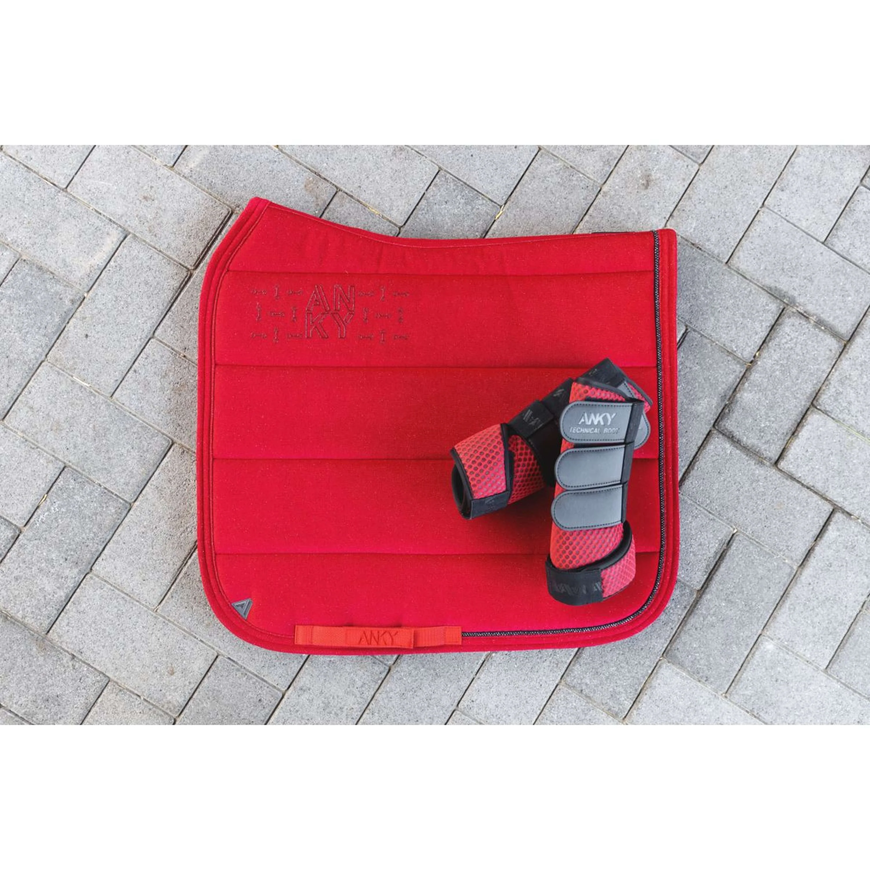ANKY Guêtres AW25 3D Mesh Equestrian Red - Image 3