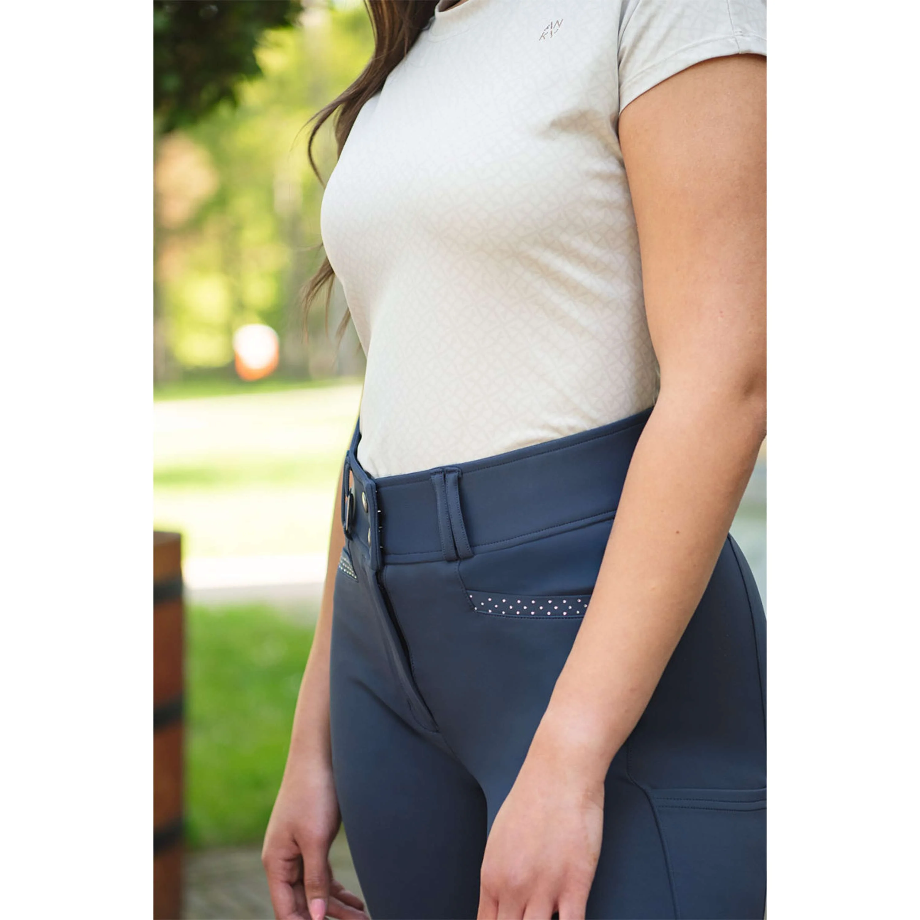 ANKY Pantalon d'Ã‰quitation Lucidity XR261102 Full Grip Mood Indigo - Image 5