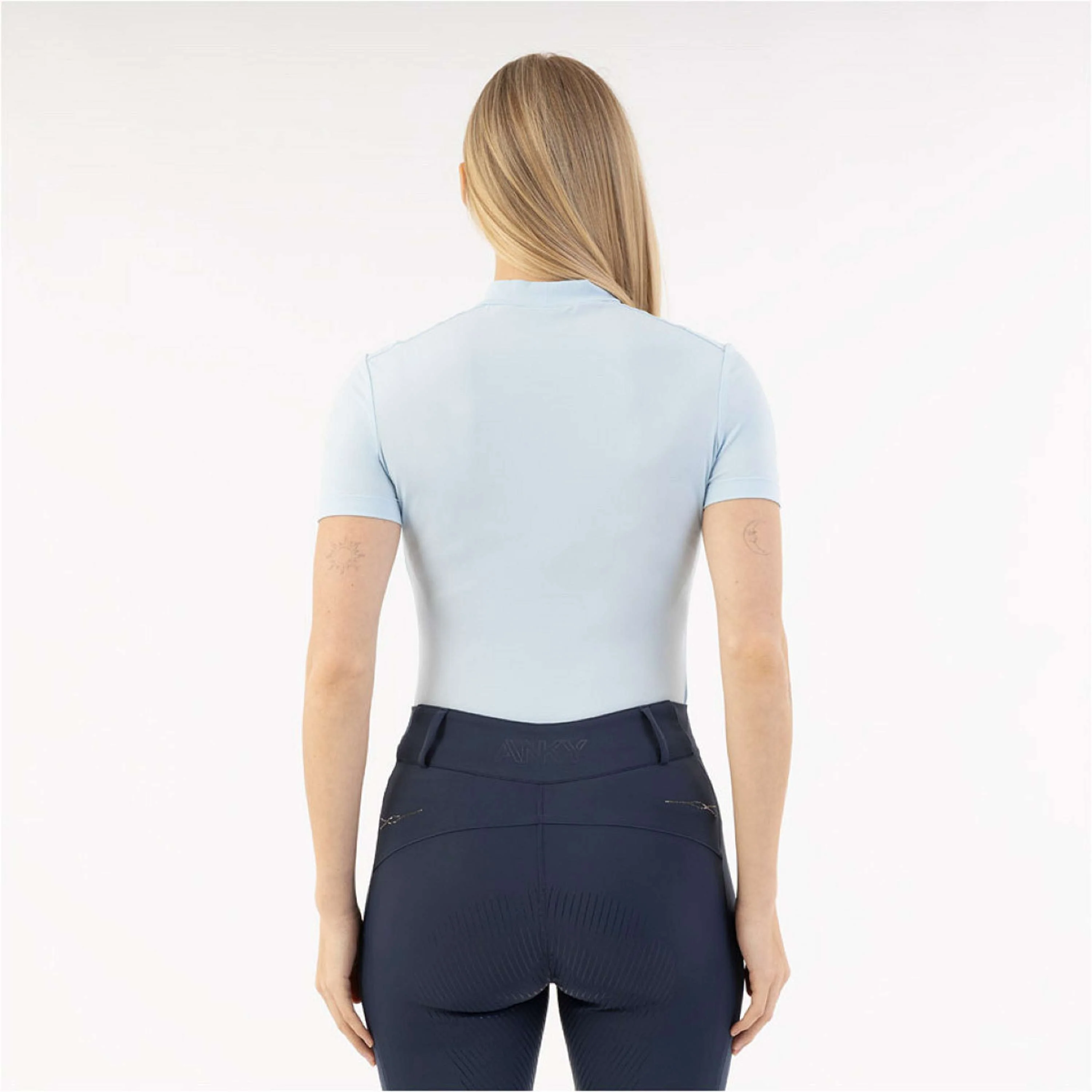 ANKY T-Shirt Mockneck Tee ATC261205 Nantucket Breeze - Image 3
