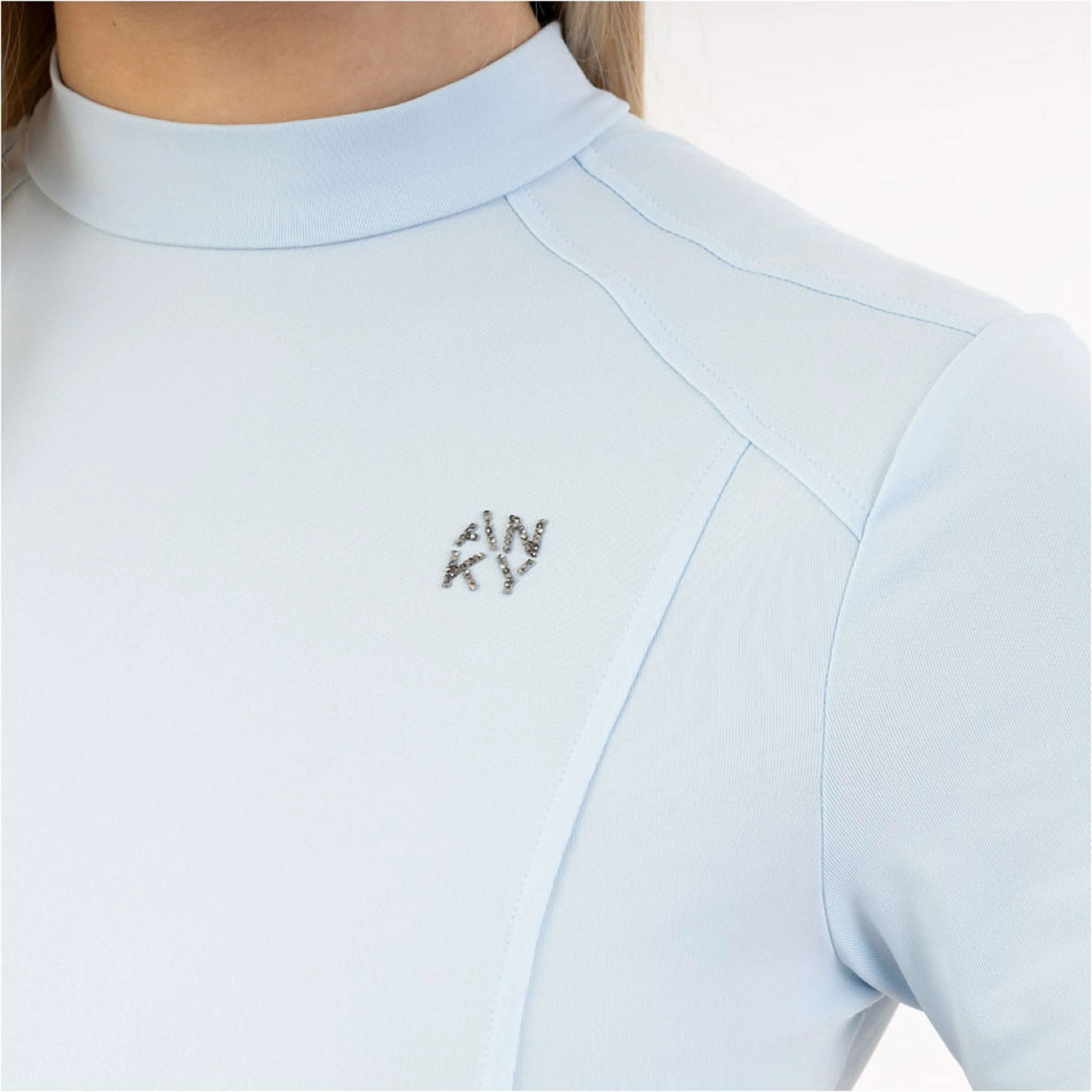 ANKY T-Shirt Mockneck Tee ATC261205 Nantucket Breeze - Image 4