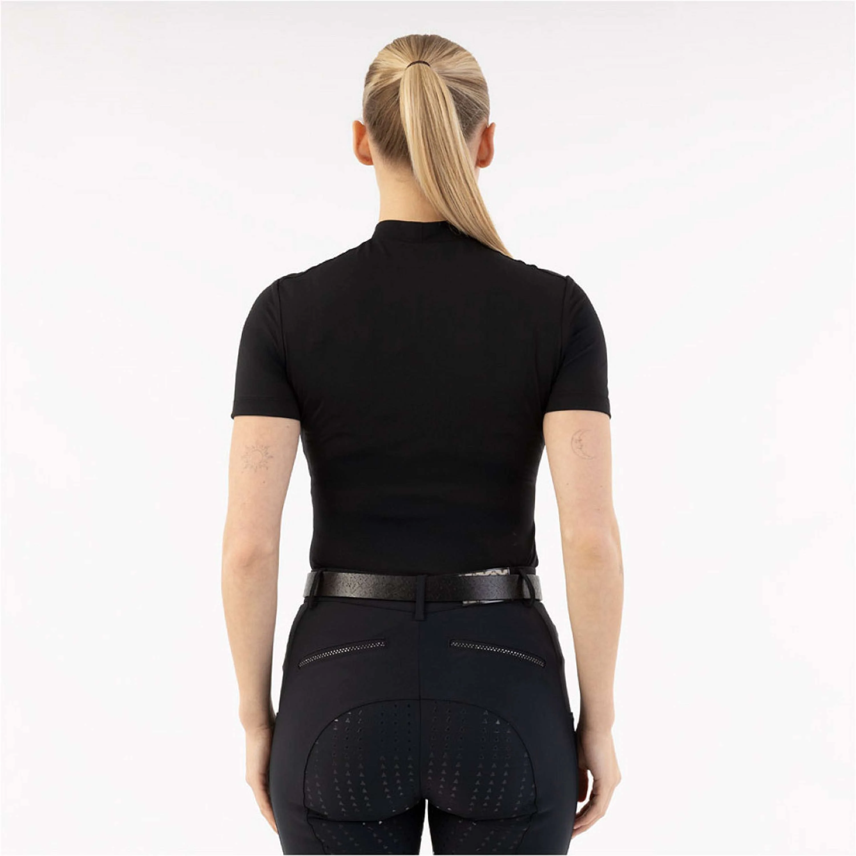 ANKY T-Shirt Mockneck Tee ATC261205 Noir - Image 2