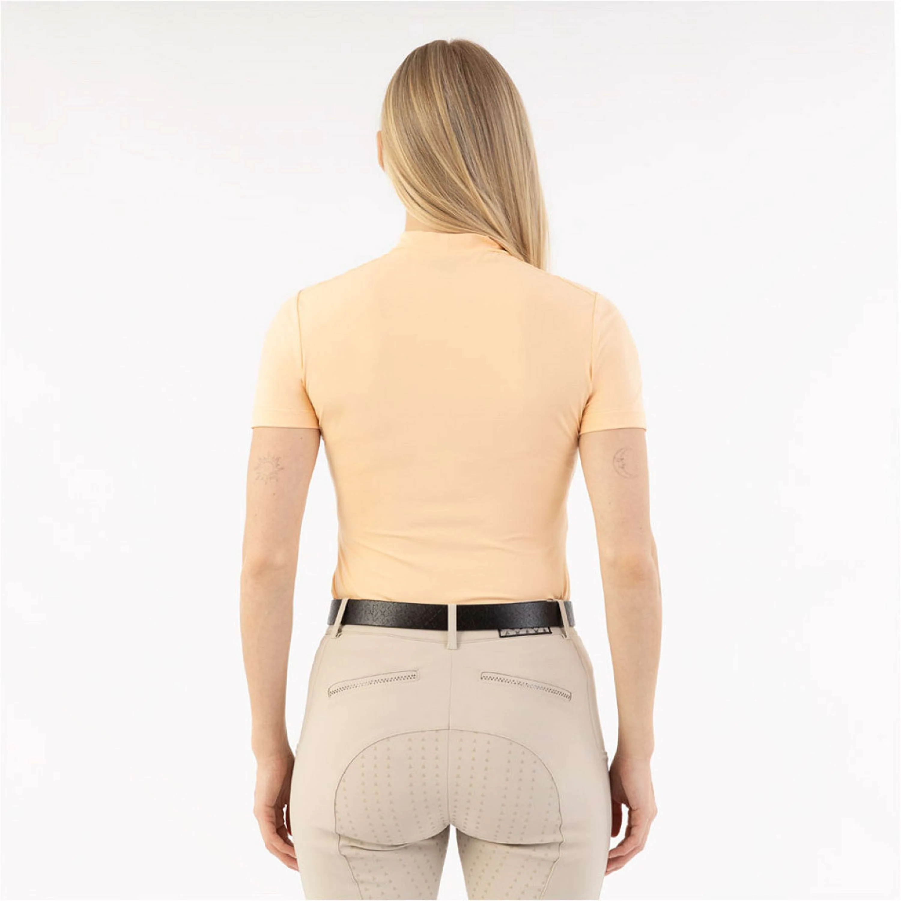 ANKY T-Shirt Mockneck Tee ATC261205 Peach Fuzz - Image 3