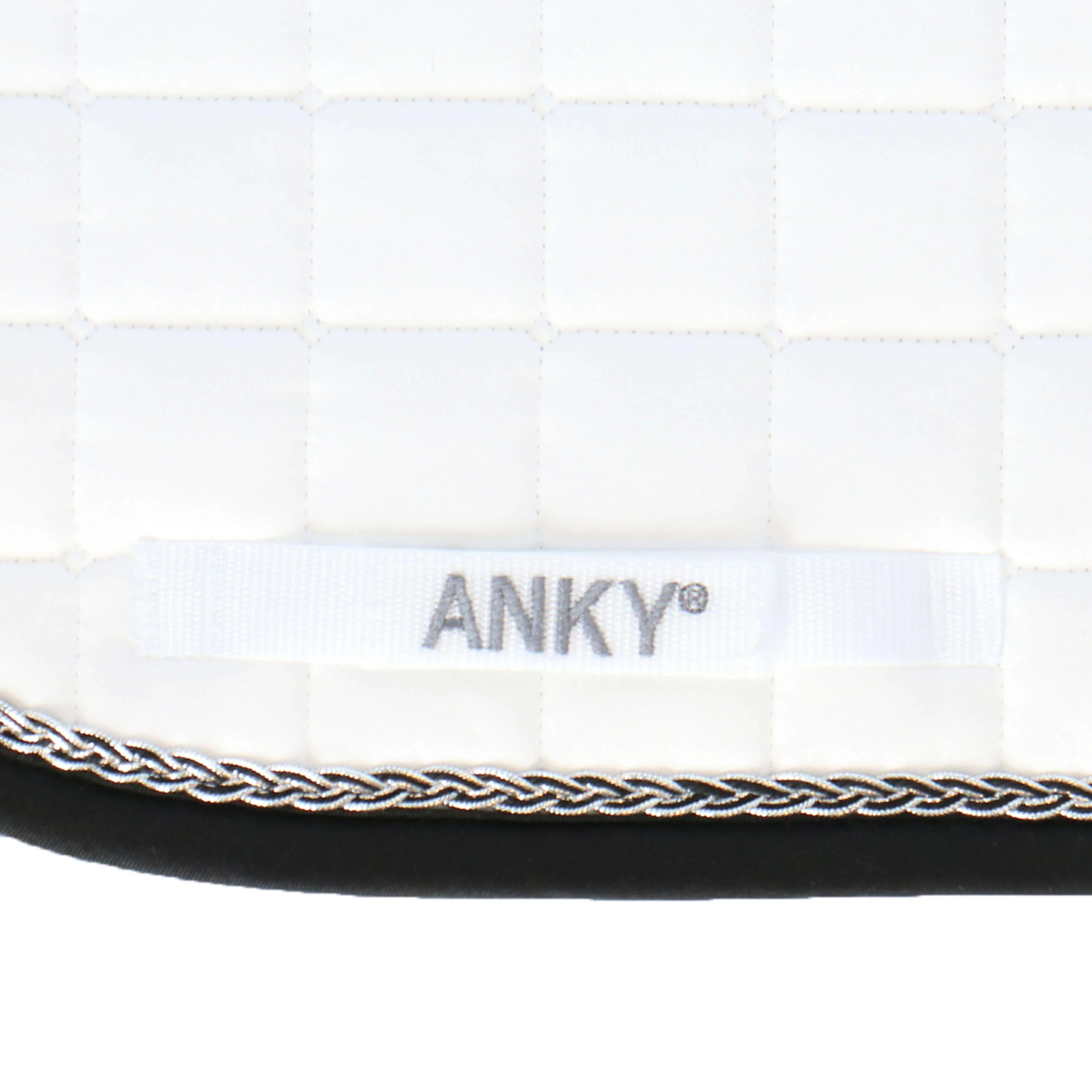 ANKY Tapis de Selle Braided C-Wear Dressage Blanc/Noir - Image 3