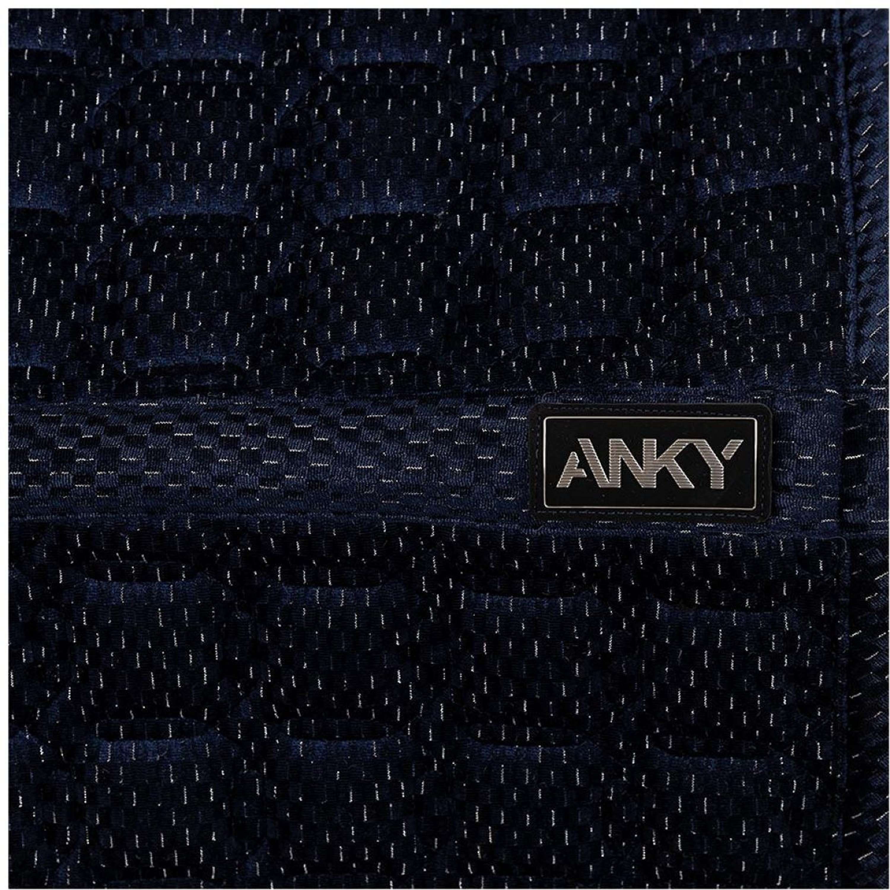 ANKY Tapis de Selle Check Velvet XB25003 Dressage Midnight Blue - Image 3