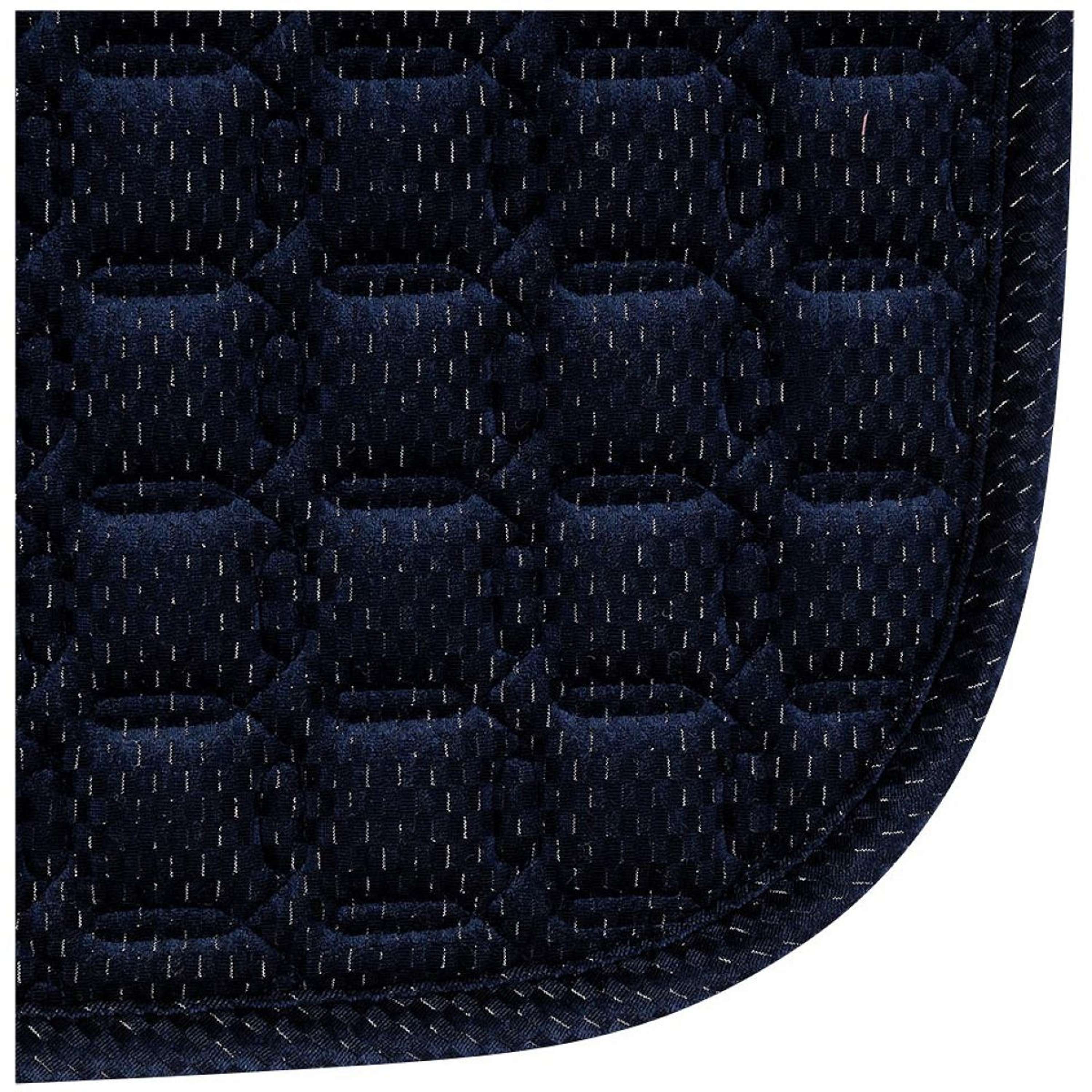 ANKY Tapis de Selle Check Velvet XB25003 Dressage Midnight Blue - Image 4