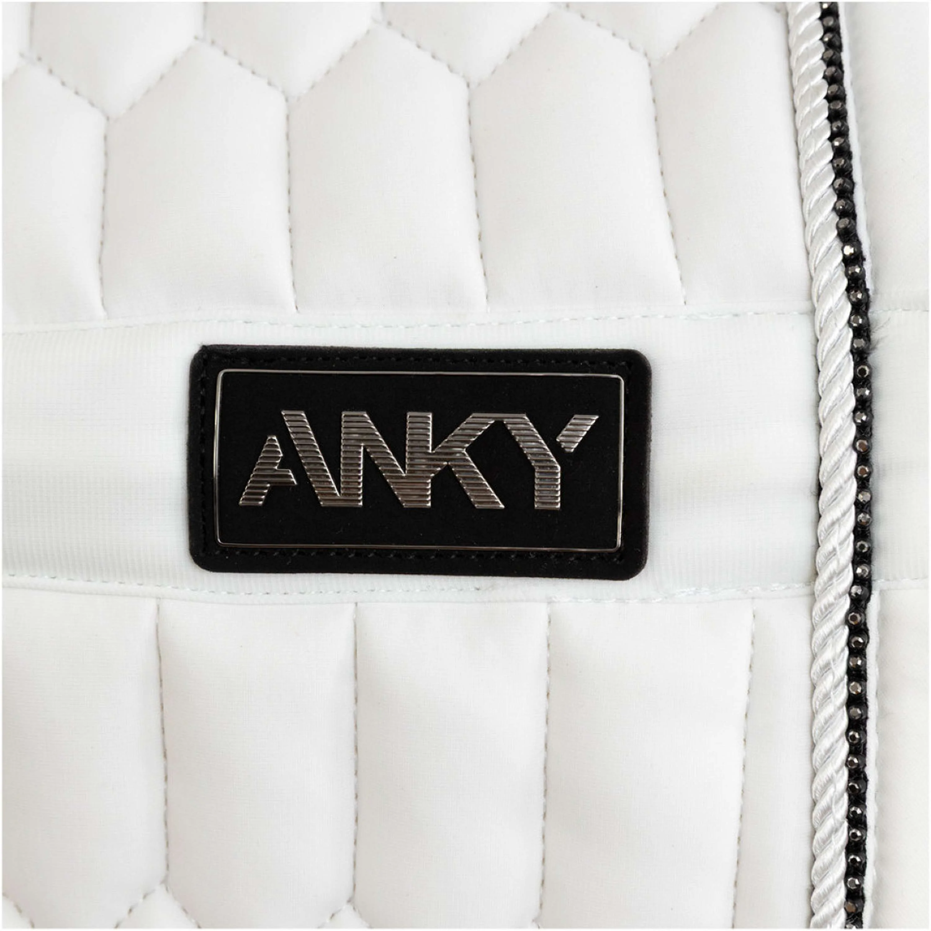 ANKY Tapis de Selle Perception C-Wear Dressage Blanc - Image 4