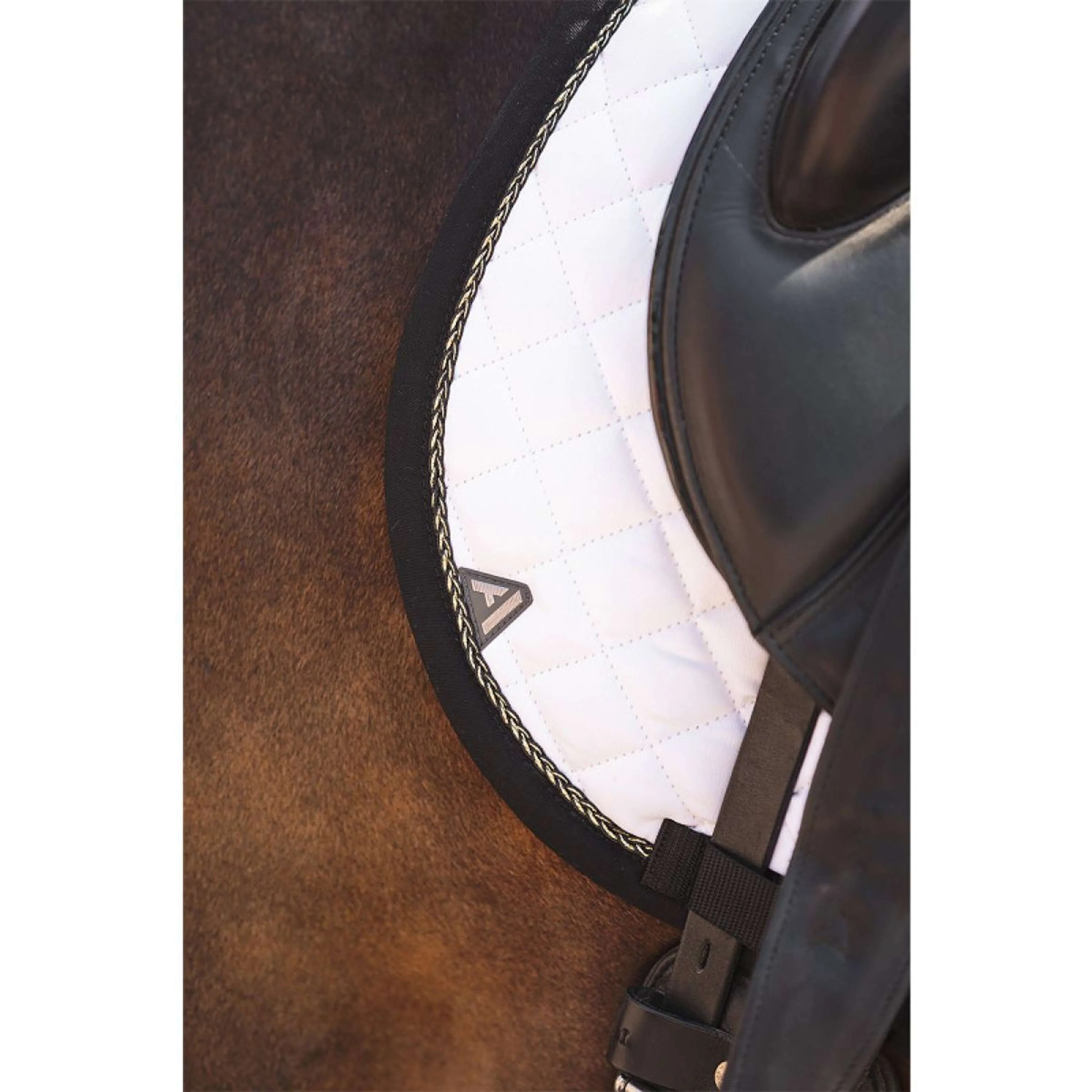 ANKY Tapis de Selle Presence XB25005 Dressage Blanc/Noir - Image 5