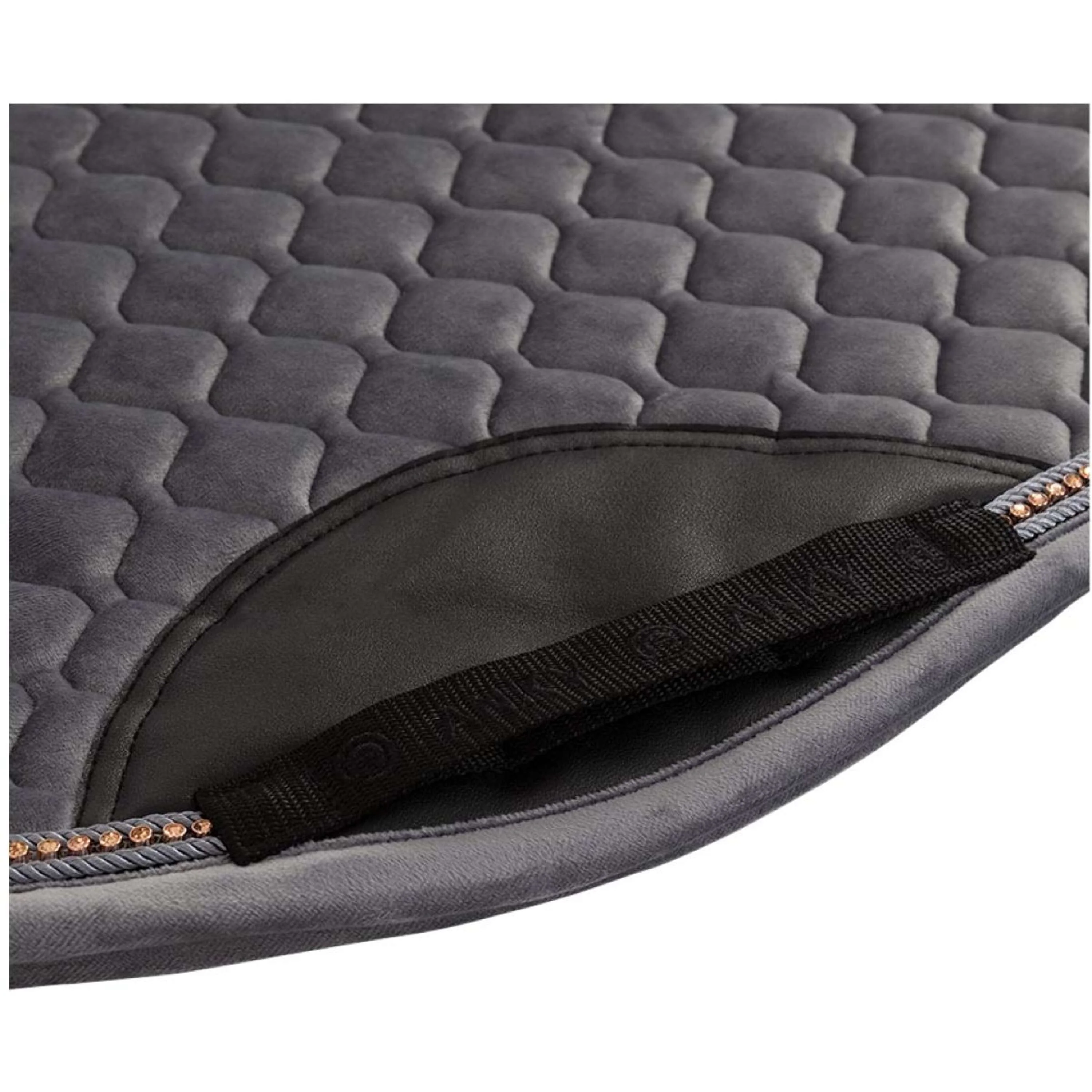 ANKY Tapis de Selle Velvet Stones de Saut Steel Grey - Image 4