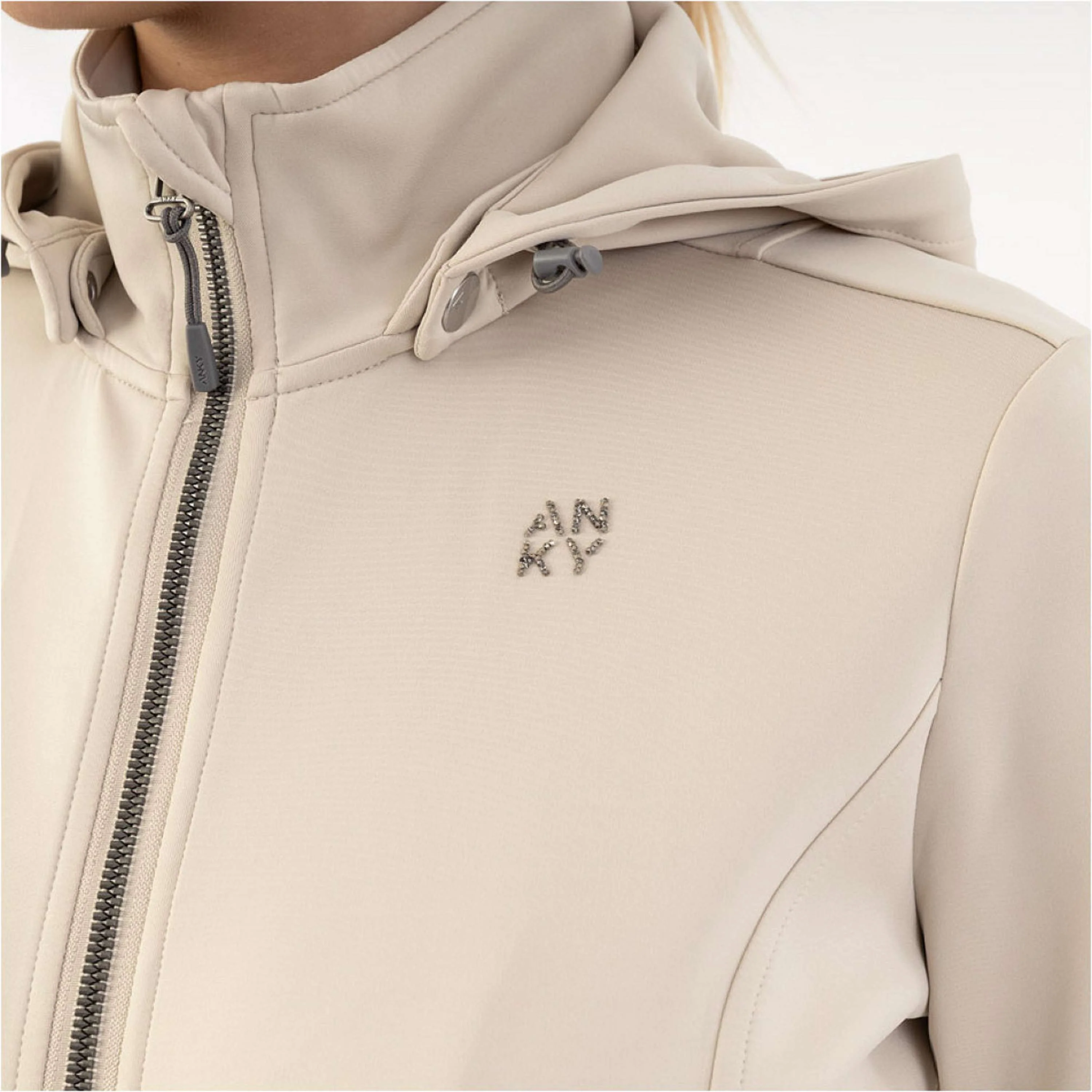 ANKY Veste Hooded Tech ATC251101 Island Fossil - Image 4