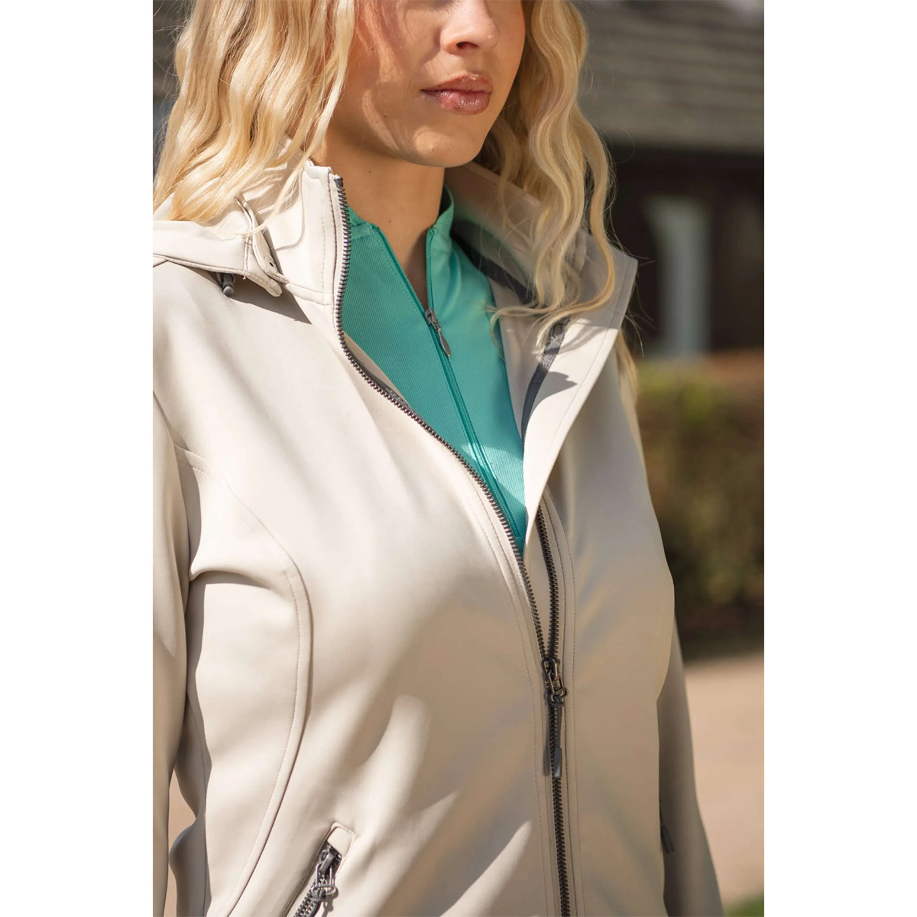 ANKY Veste Hooded Tech ATC251101 Island Fossil - Image 5