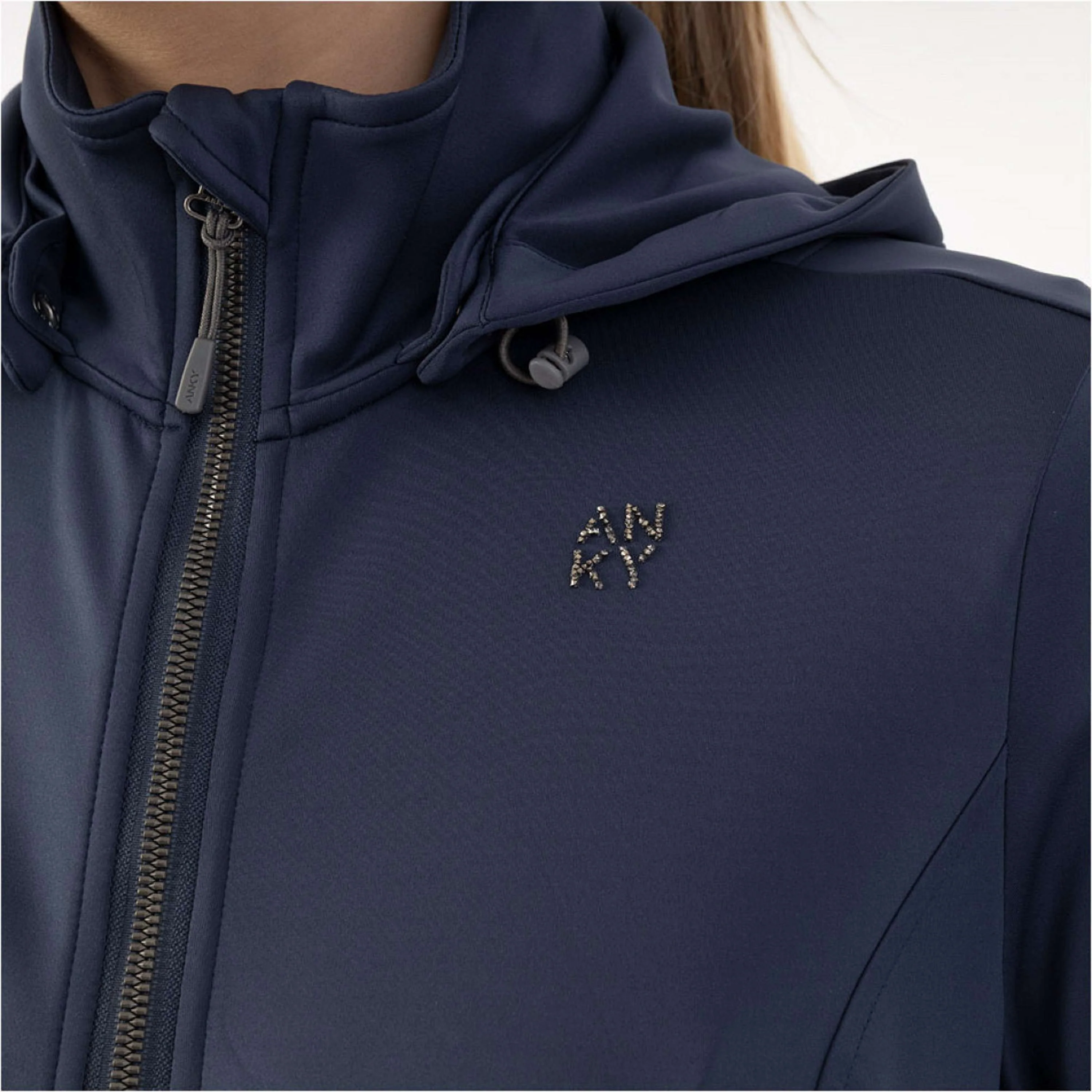 ANKY Veste Hooded Tech ATC251101 Mood Indigo - Image 4