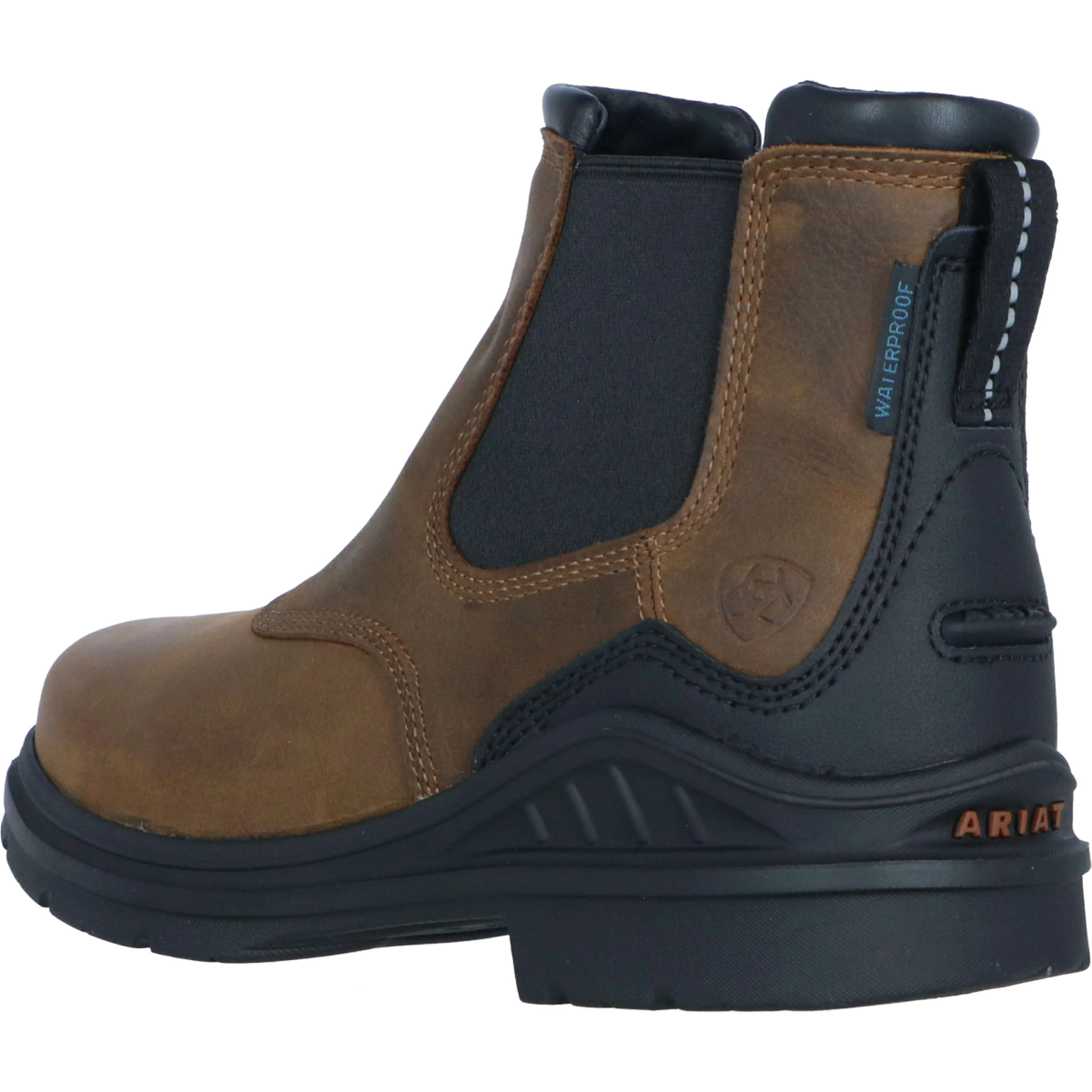 Ariat Jodhpurs Bateau Barnyard Twin Gore II Waterproof Boot Hommes Antique Brown - Image 3
