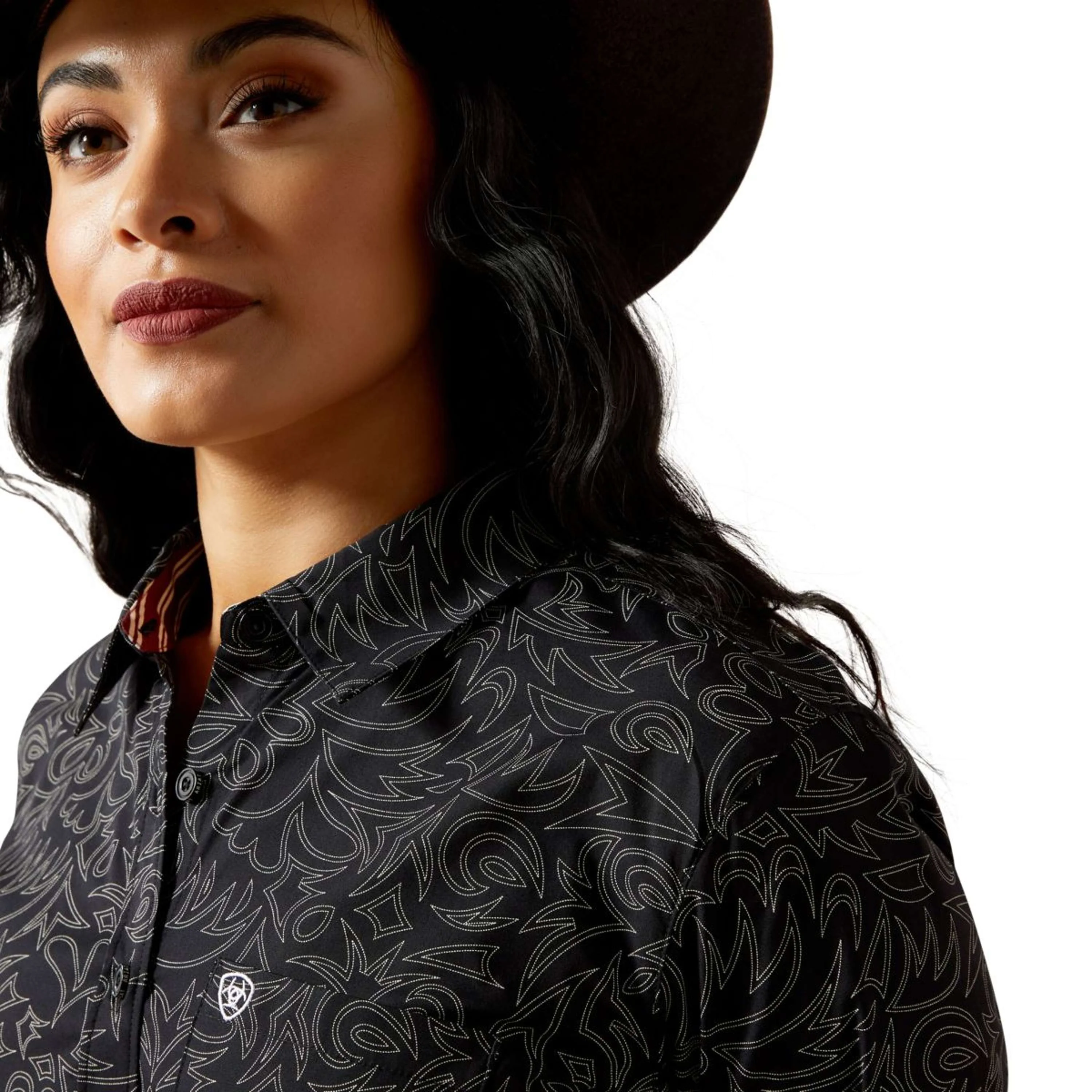 Ariat Blouse Kirby Femme Noir - Image 7