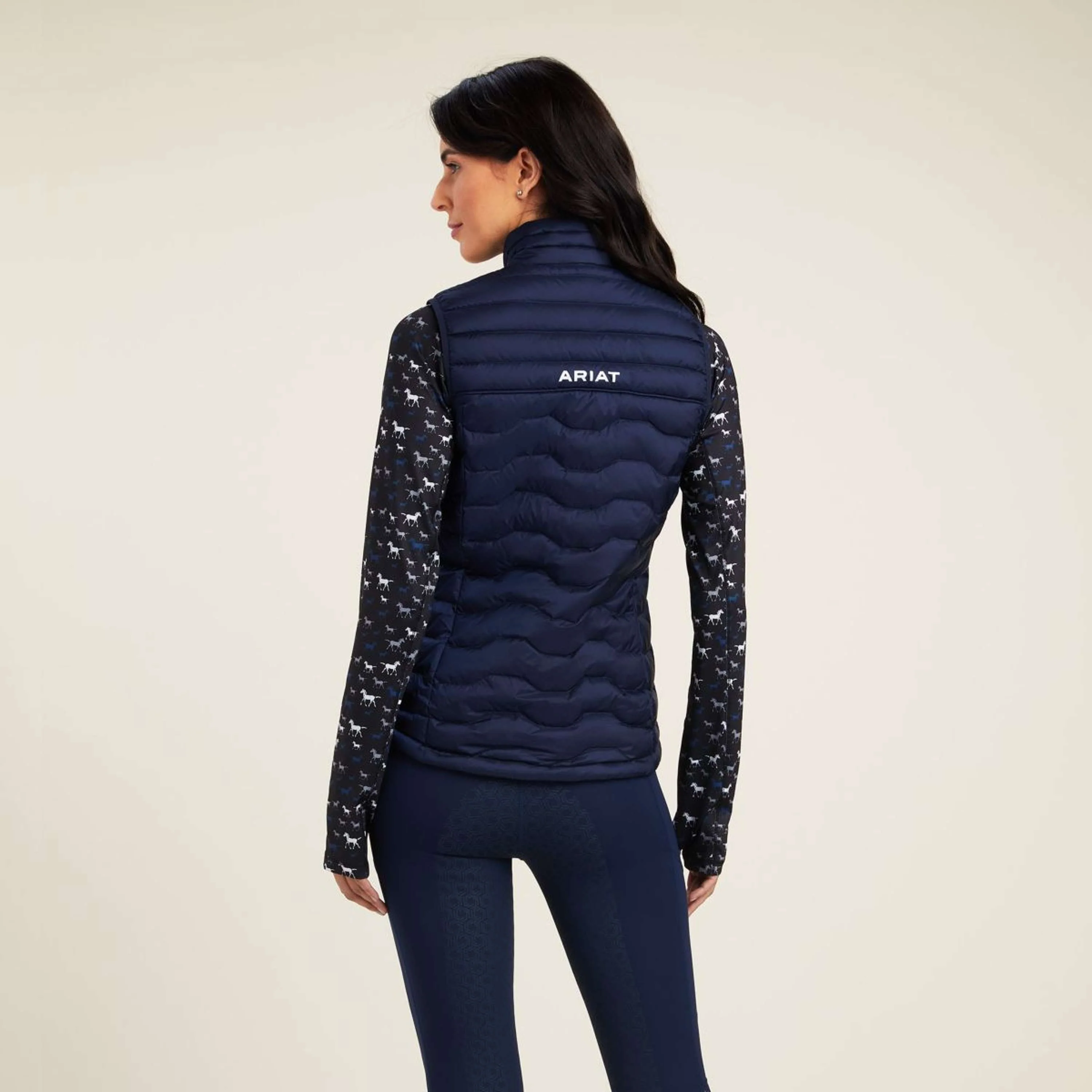 Ariat Bodychauffant Ideal Down Navy Eclipse - Image 2