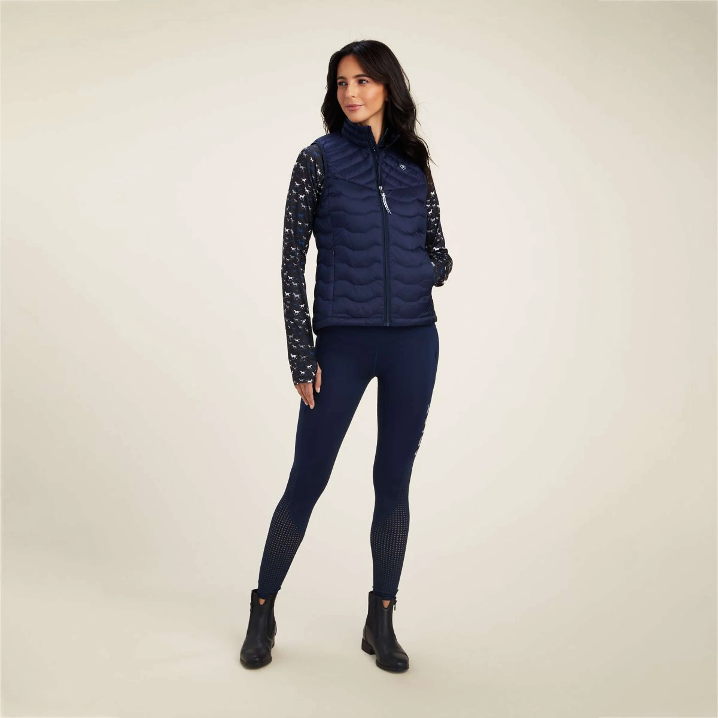 Ariat Bodychauffant Ideal Down Navy Eclipse - Image 4