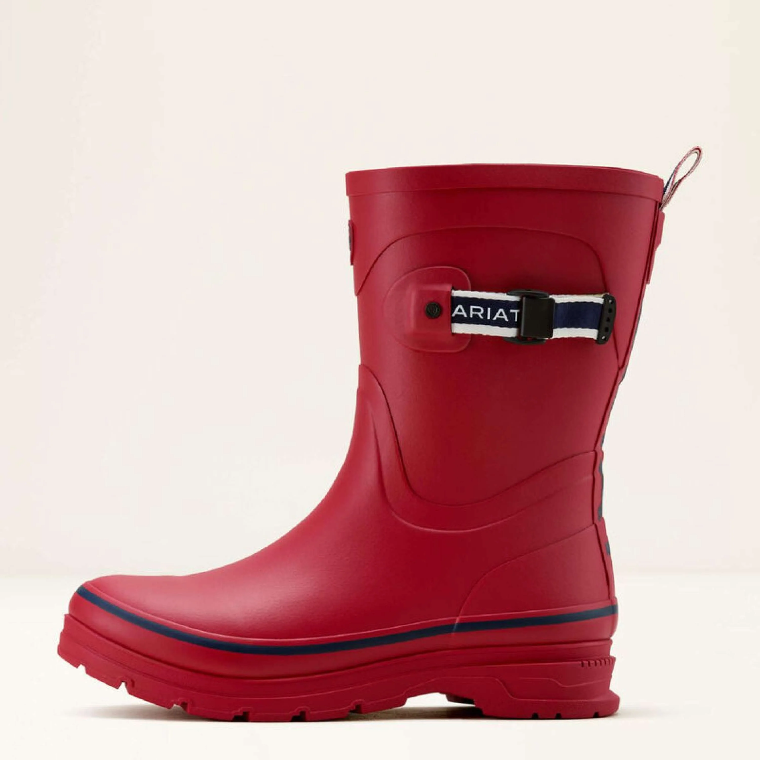Ariat Bottes de pluie Kelmarsh Mid Femme Rouge Team/Bleu Marine - Image 2
