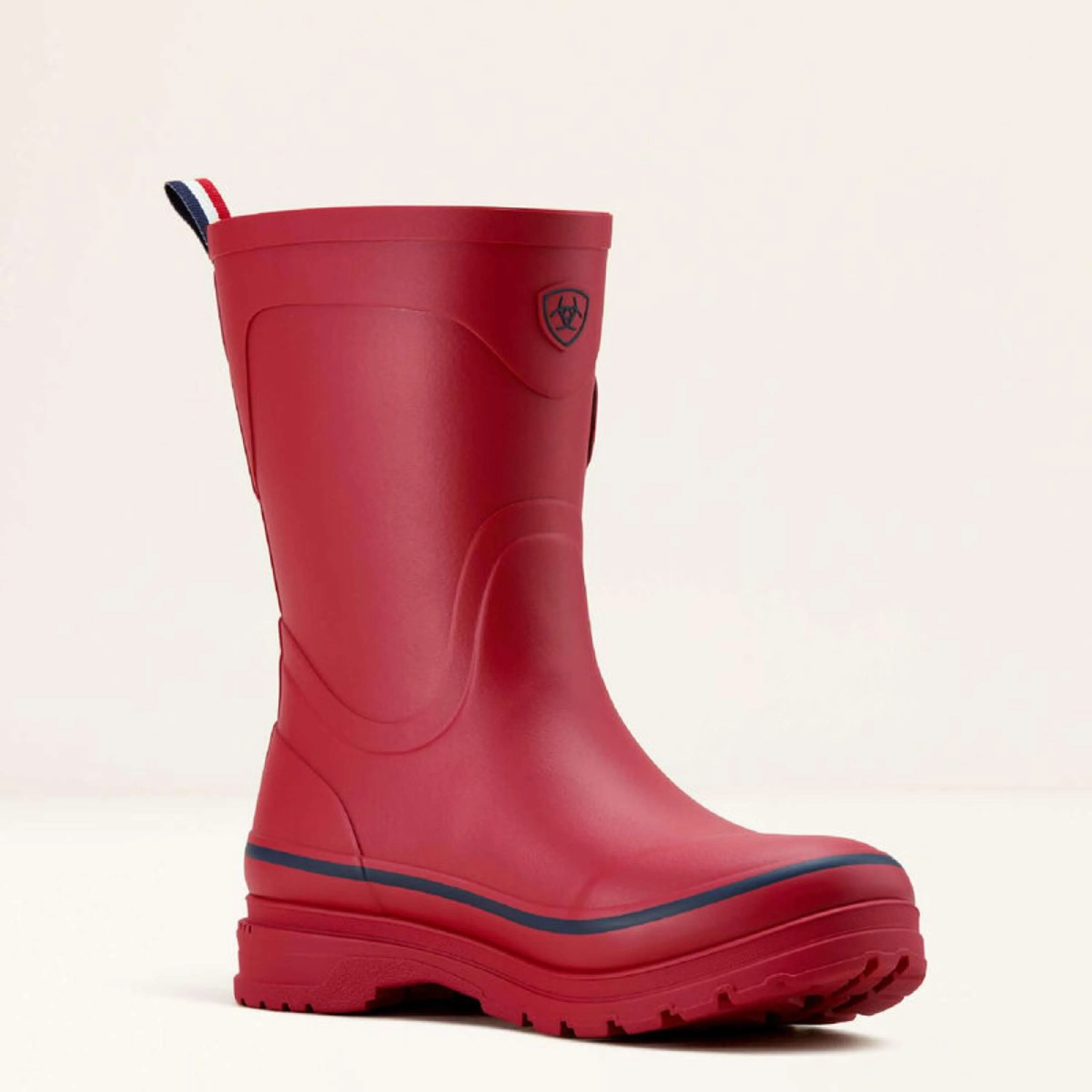 Ariat Bottes de pluie Kelmarsh Mid Femme Rouge Team/Bleu Marine - Image 3