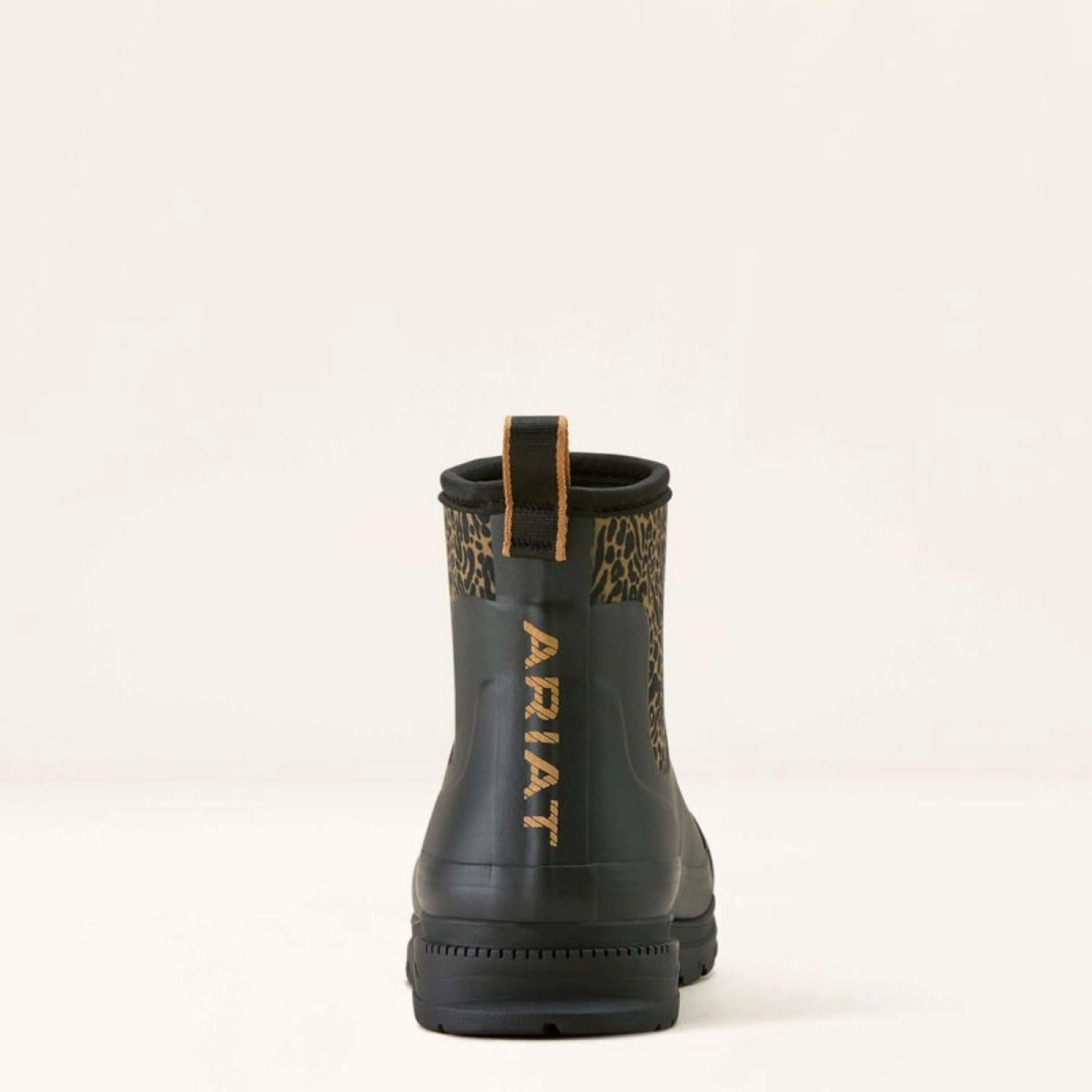 Ariat Bottes de pluie Kelmarsh Shortie Femme Black/Ocelot Print - Image 4