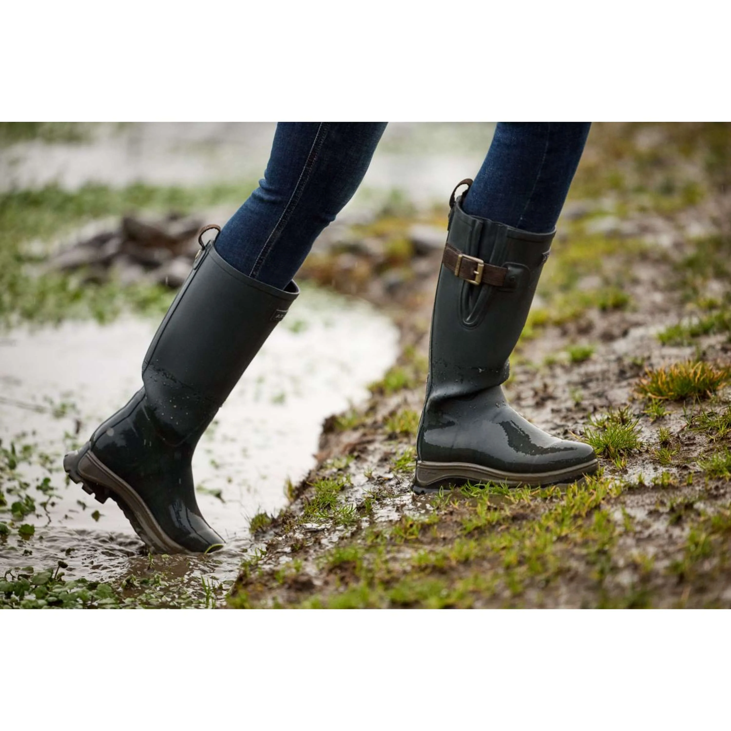Ariat Bottes de pluie Woodstock Femme Marin - Image 10