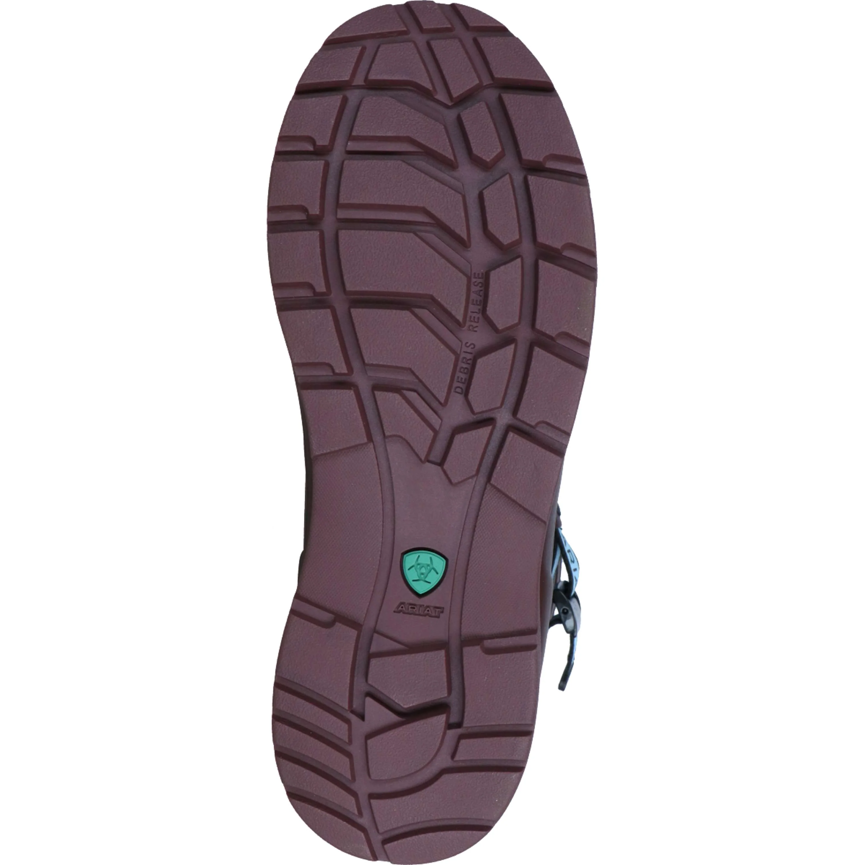 Ariat Bottes d'Extérieur Kelmarsh Rubber Mid Femme Maroon Red - Image 10