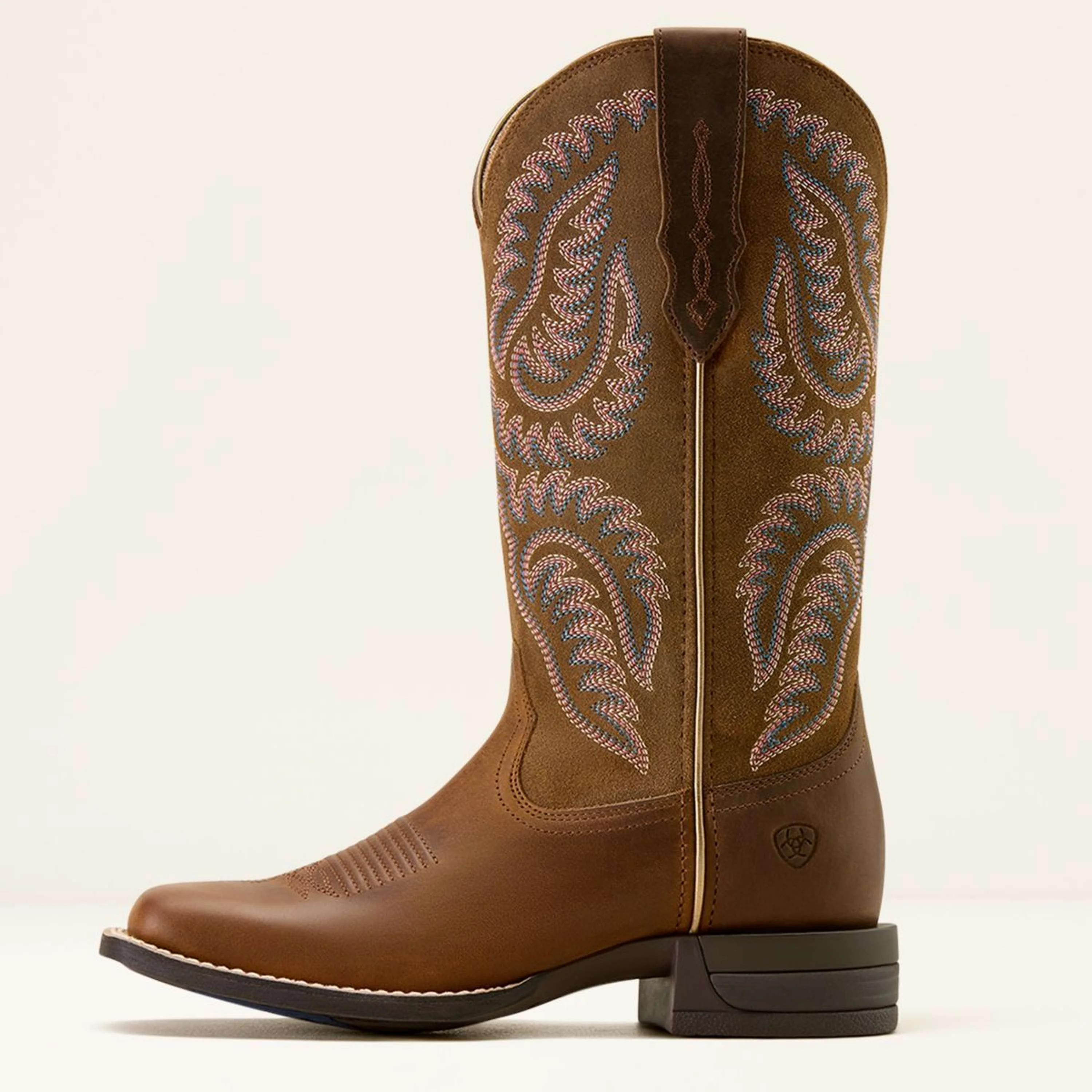 Ariat Bottes Western Cattle Caite Femme Distressed Brown/Adobe Clay - Image 2