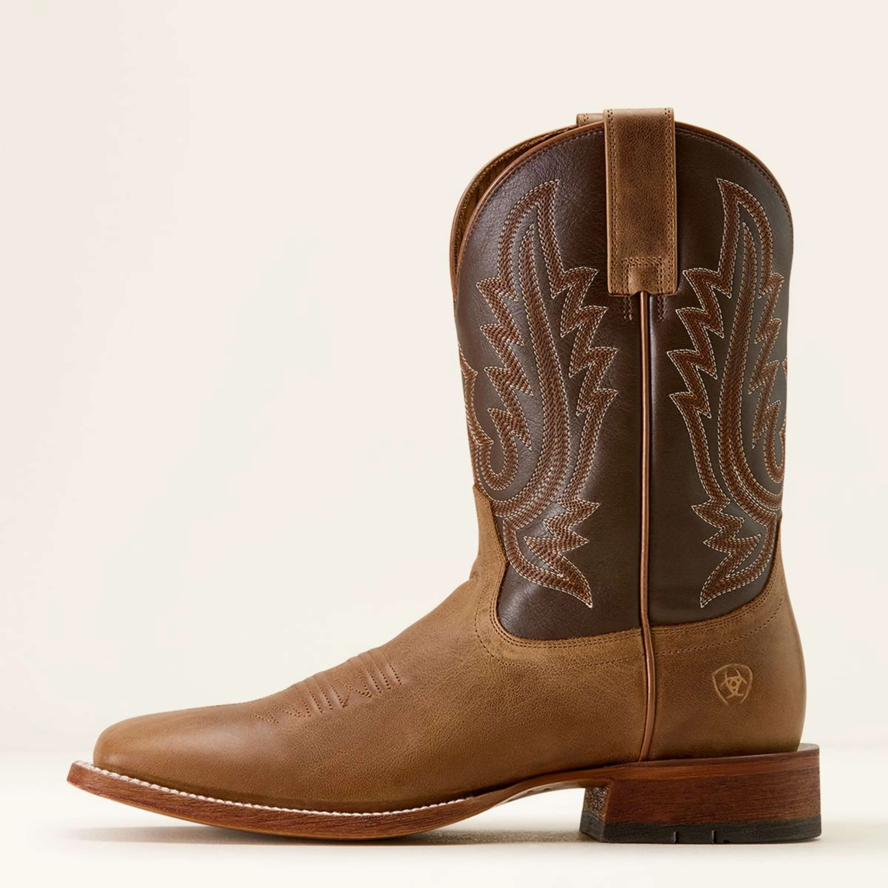 Ariat Bottes Western County Roads Hommes Wheat Tan/Santa Fe Brown - Image 2