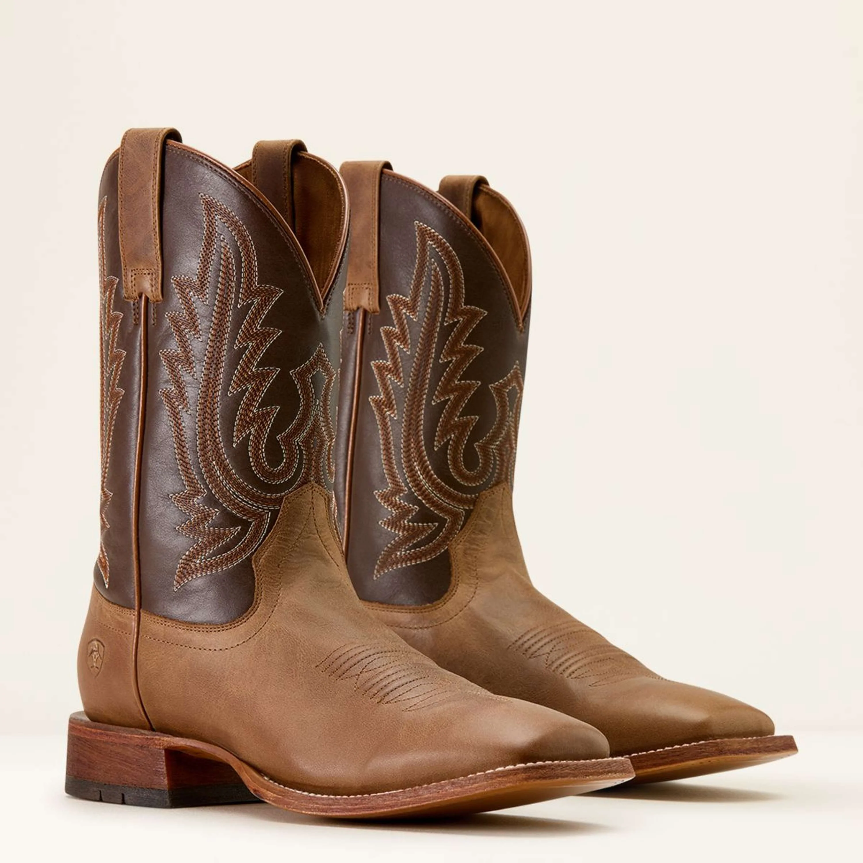 Ariat Bottes Western County Roads Hommes Wheat Tan/Santa Fe Brown - Image 3