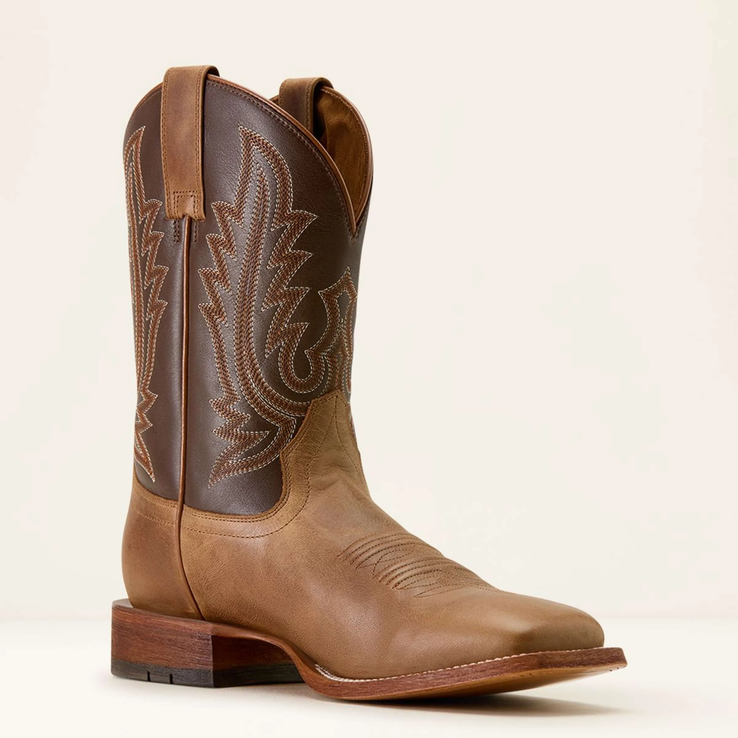 Ariat Bottes Western County Roads Hommes Wheat Tan/Santa Fe Brown - Image 4