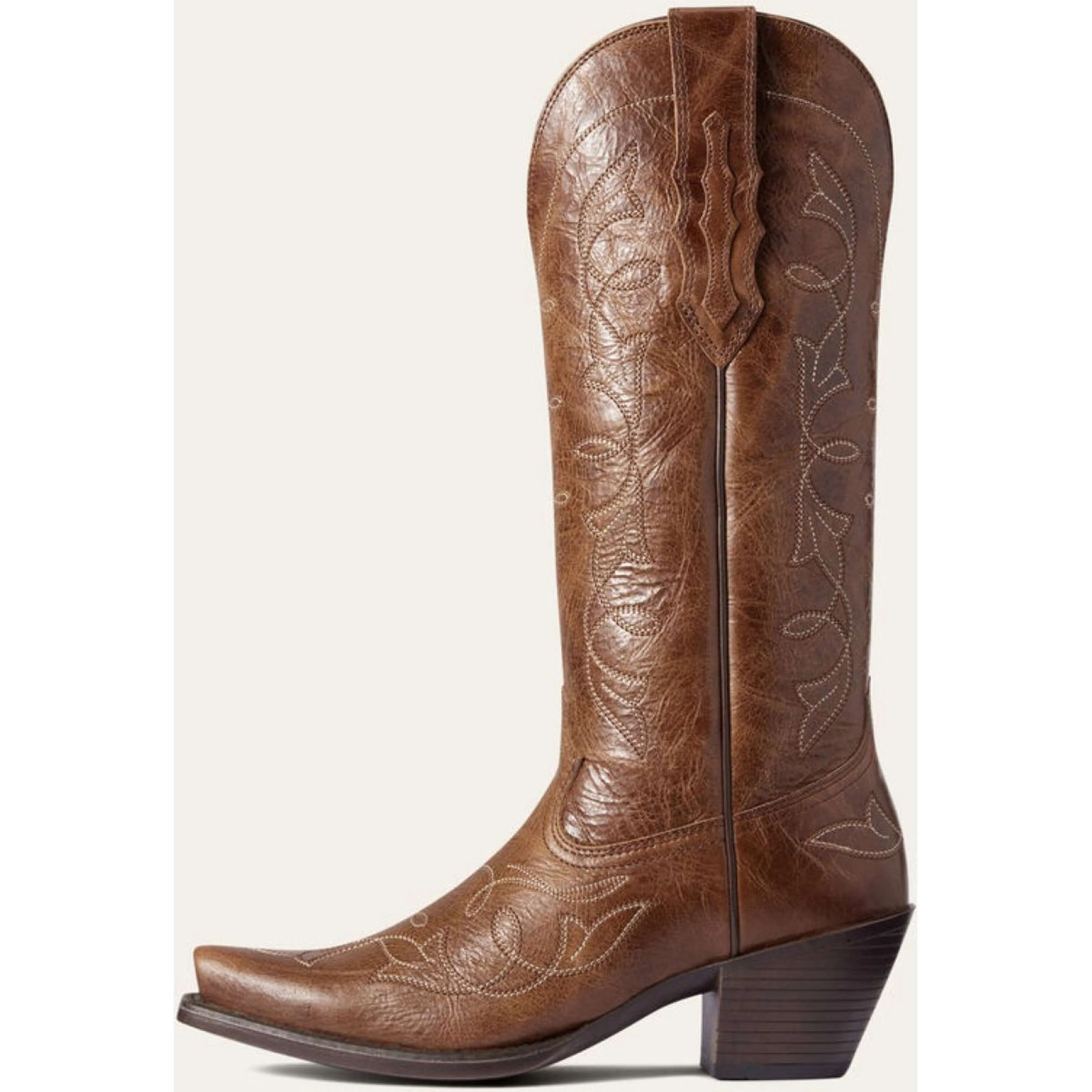 Ariat Bottes Western Heritage D Toe StretchFit Femme Dark Tan - Image 2
