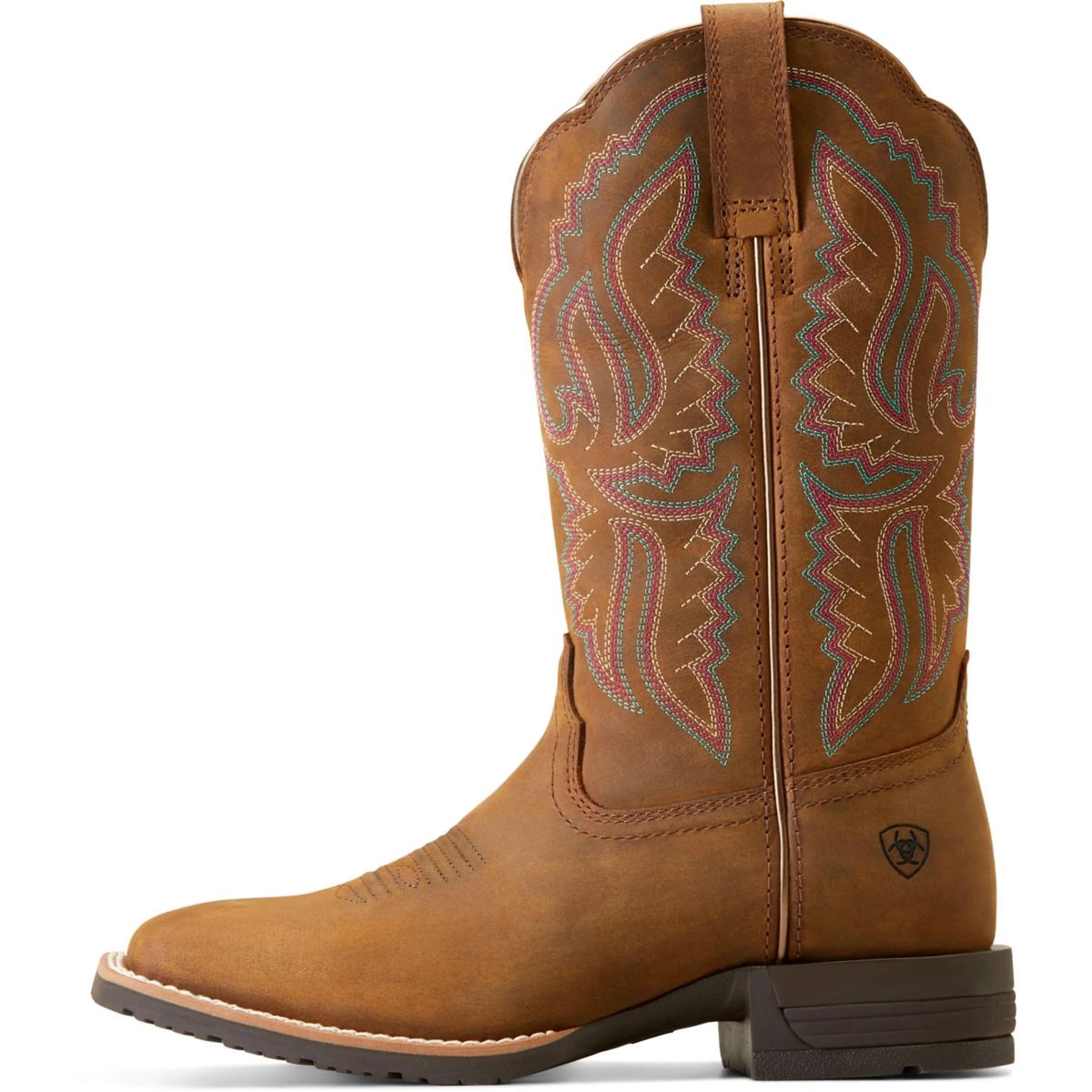 Ariat Bottes Western Hybrid Ranchwork Femme Distressed Tan - Image 2