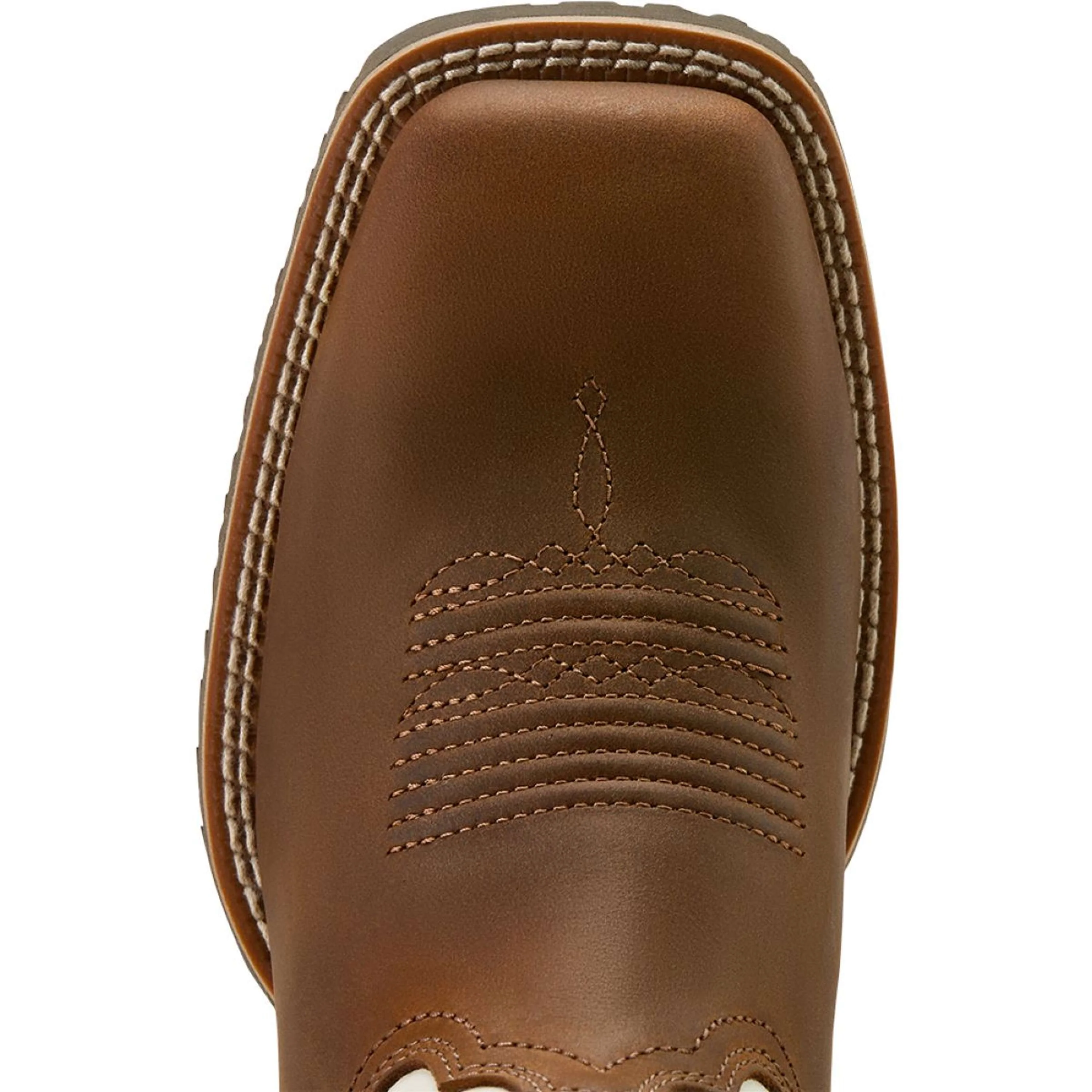 Ariat Bottes Western Hybrid Ranchwork Venttek Femme Distressed Brown/Crema - Image 6