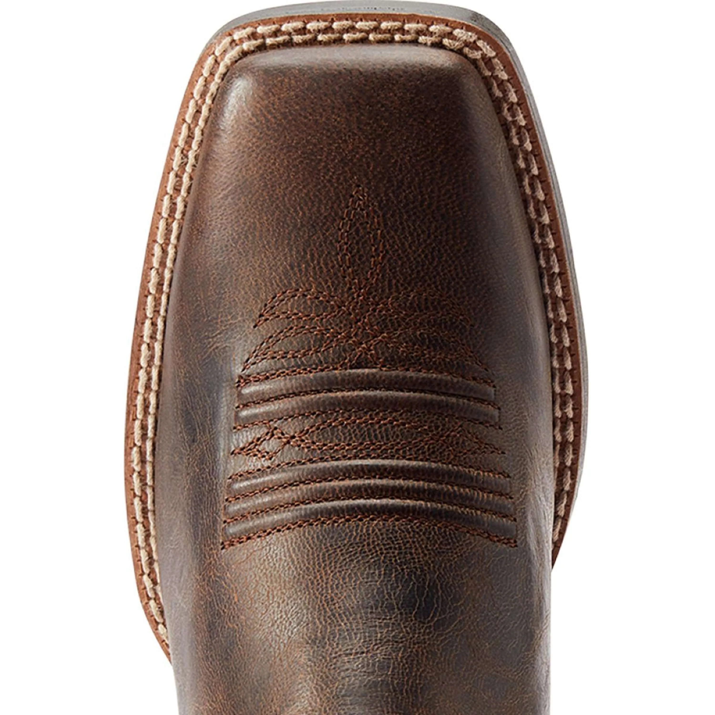 Ariat Bottes Western Round Up Back Zip Femme Worn Mocha/Rasberry - Image 8