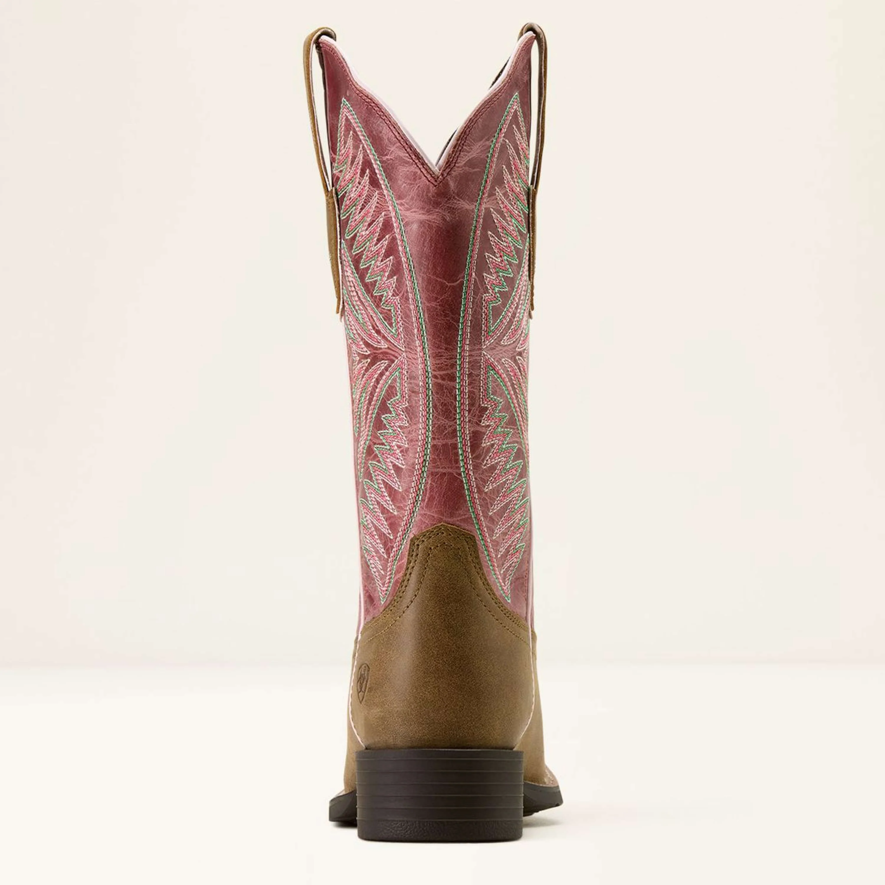 Ariat Bottes Western Round Up Ruidoso Femme Brown Bomber/Dusty Rose - Image 5