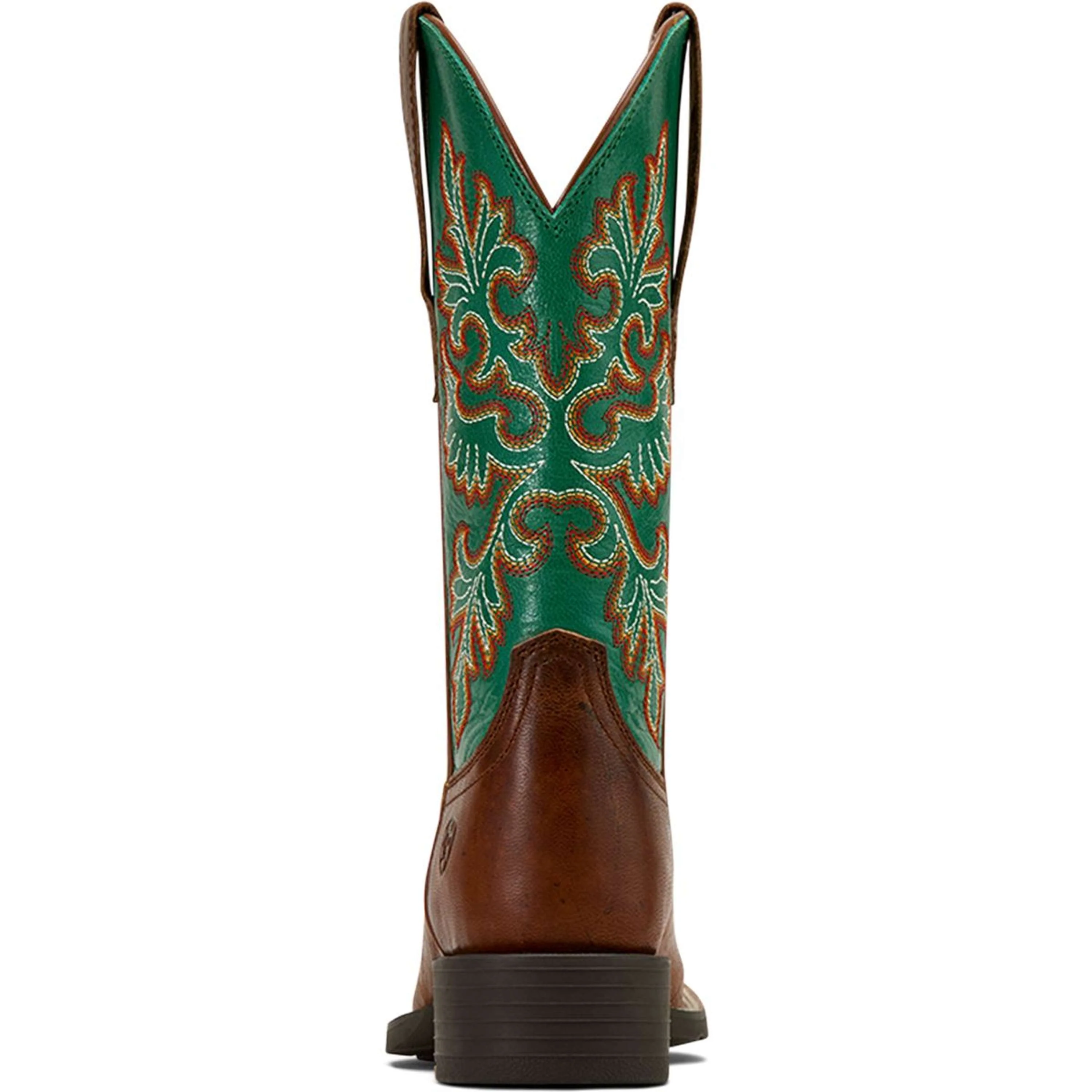 Ariat Bottes Western Round Up Stretchfit Femme Arizona Brown/Aged Jade - Image 2