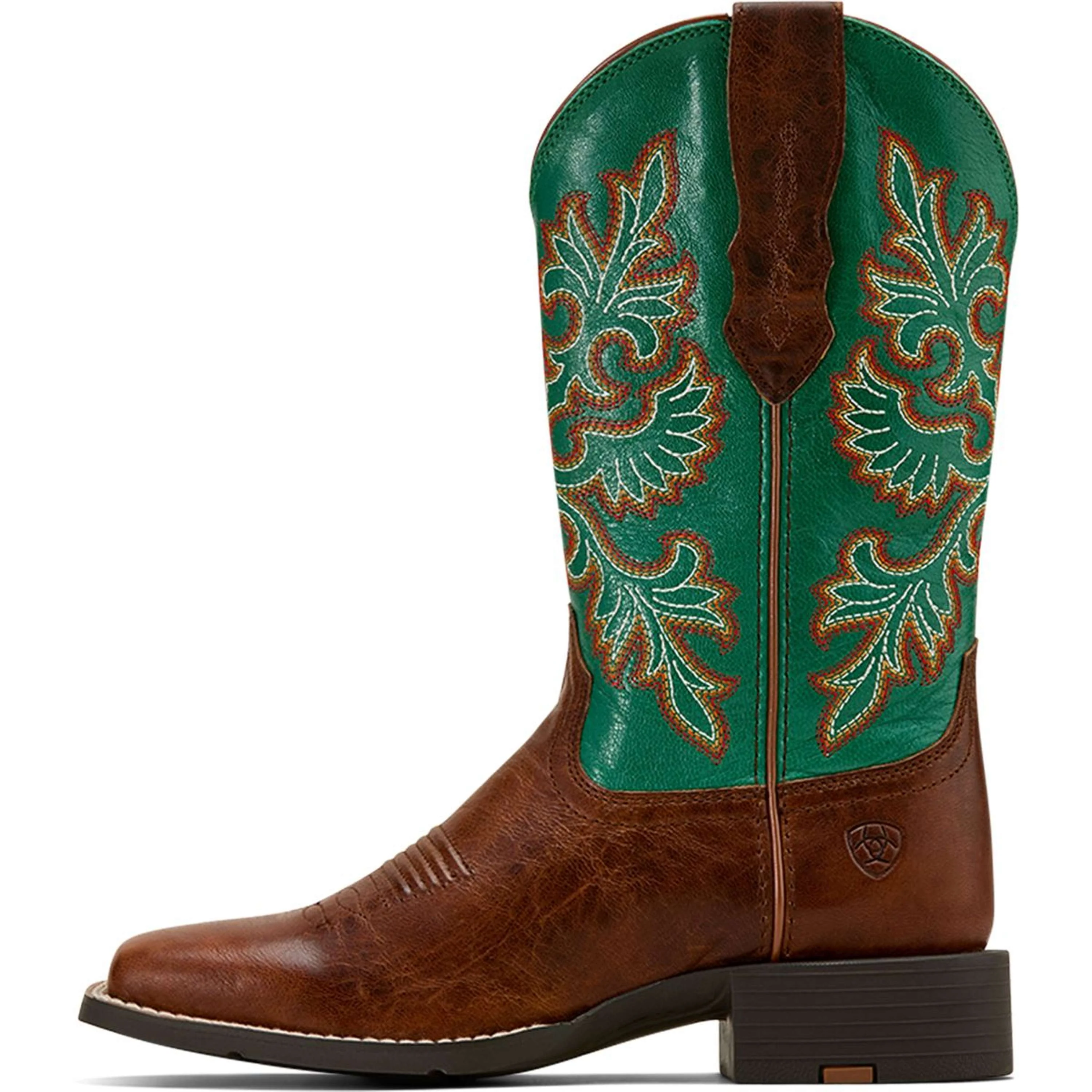 Ariat Bottes Western Round Up Stretchfit Femme Arizona Brown/Aged Jade - Image 7