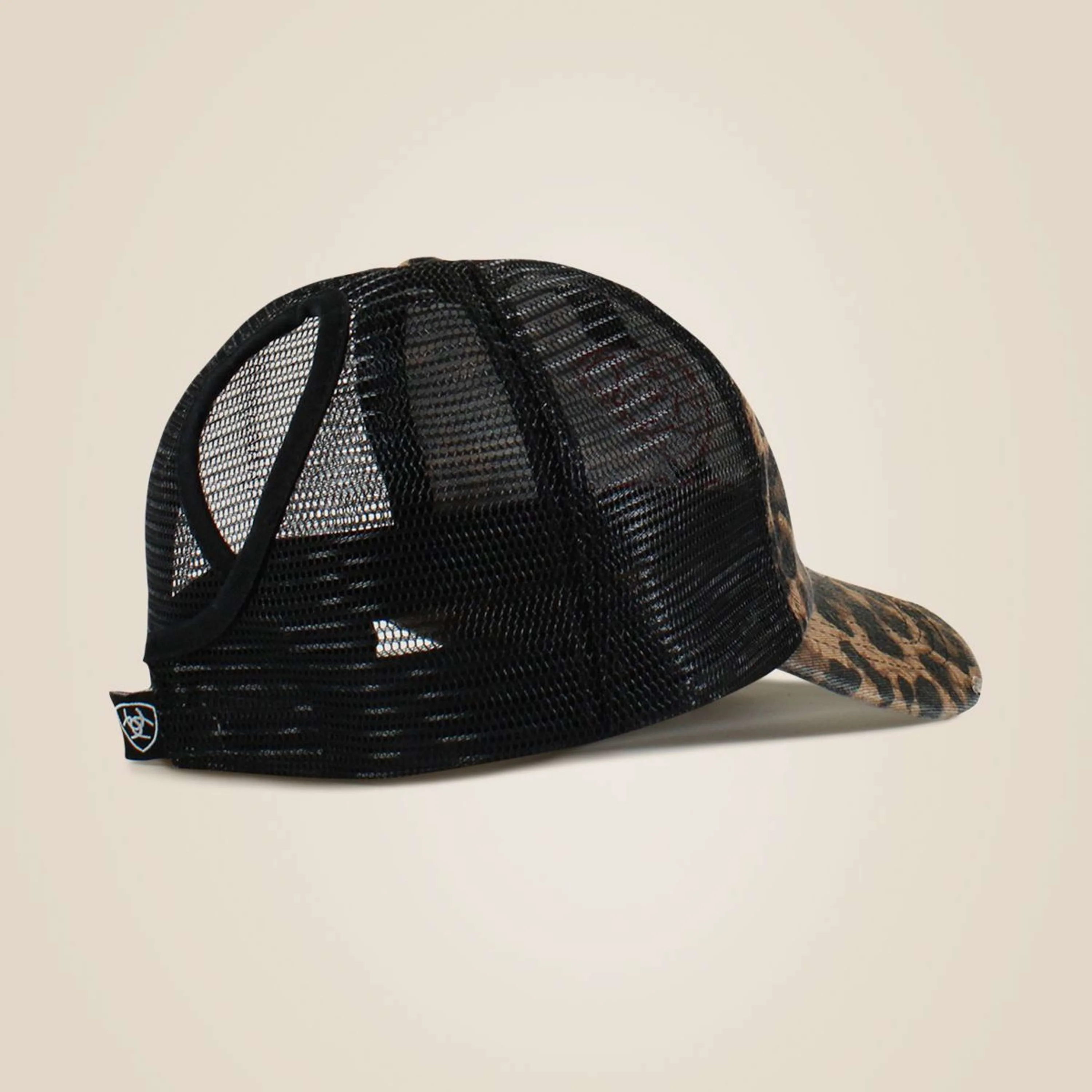 Ariat Casquette Embellished Logo Cheetah Print Femme Noir - Image 2