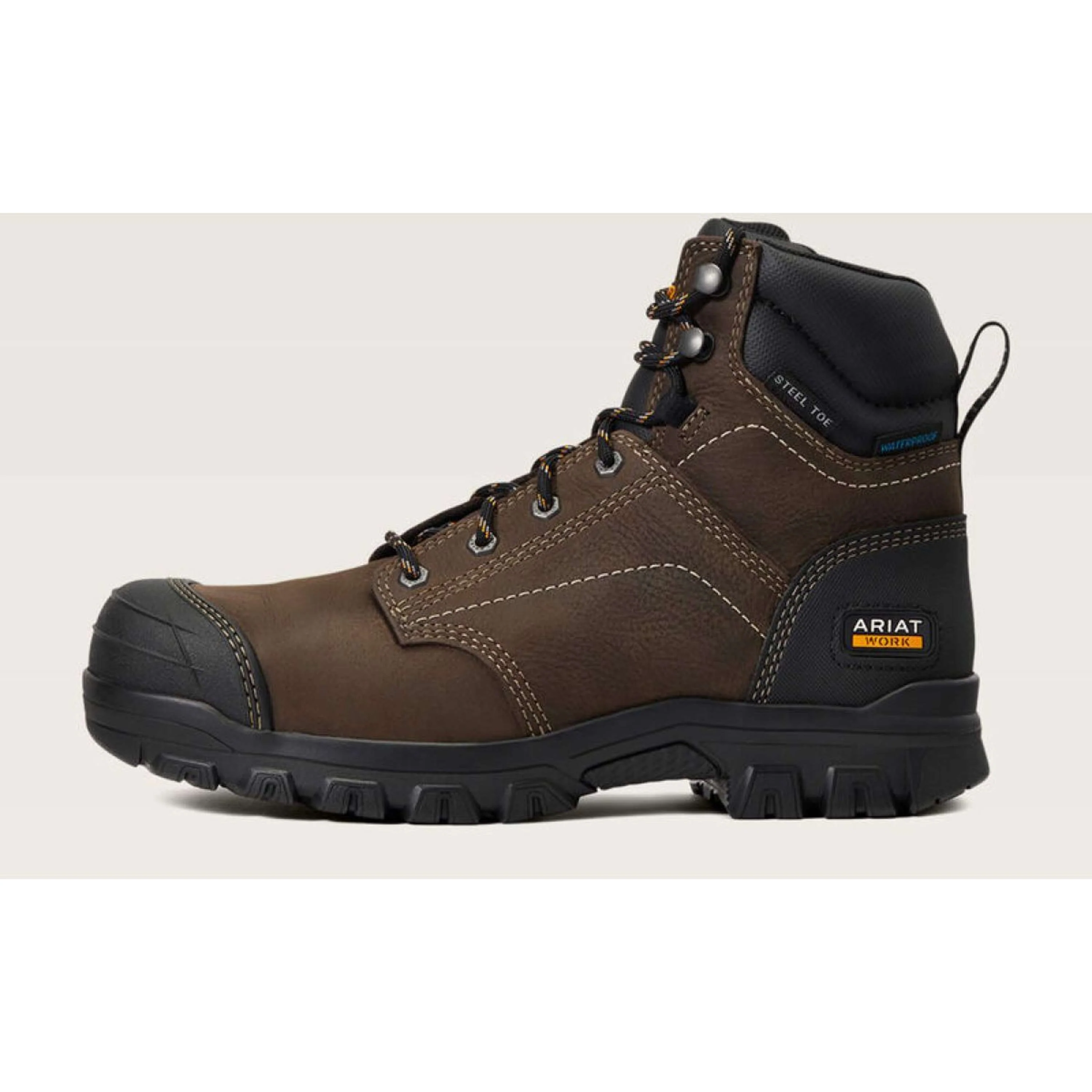 Ariat Chaussures d’extérieur Treadfast Waterproof Steel Toe Femme Marron foncé - Image 2