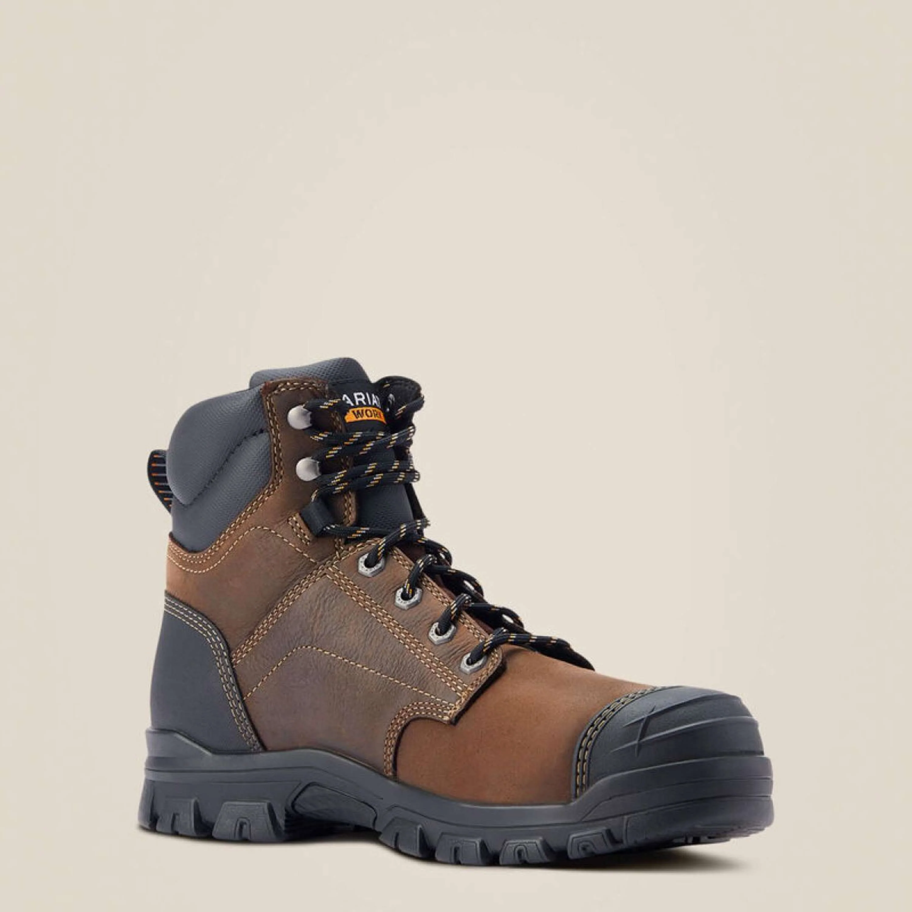Ariat Chaussures d’extérieur Treadfast Waterproof Steel Toe Hommes Marron foncé - Image 4