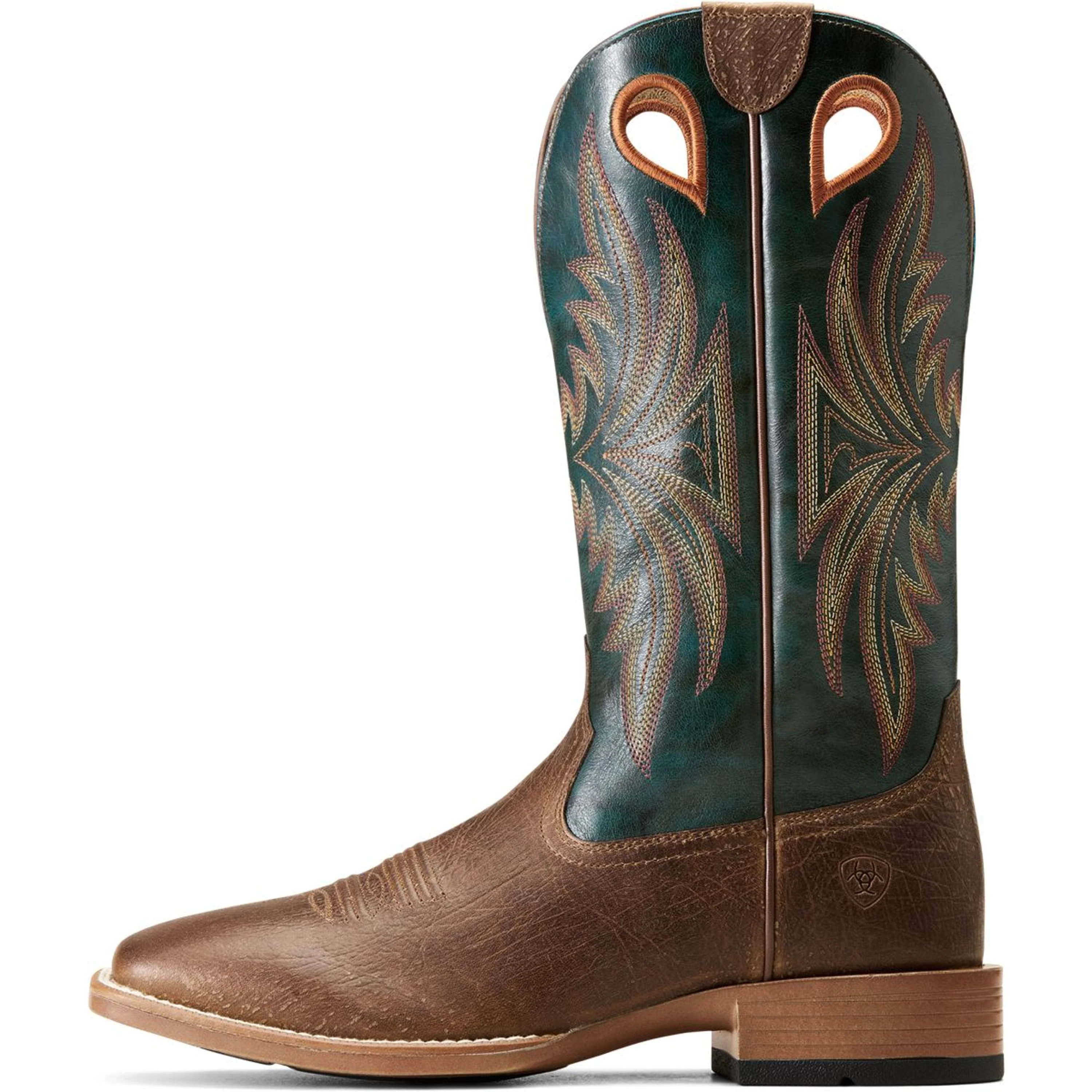 Ariat Botte Occidentale Granger Ultra Hommes Brown Bark/Sea Green - Image 2