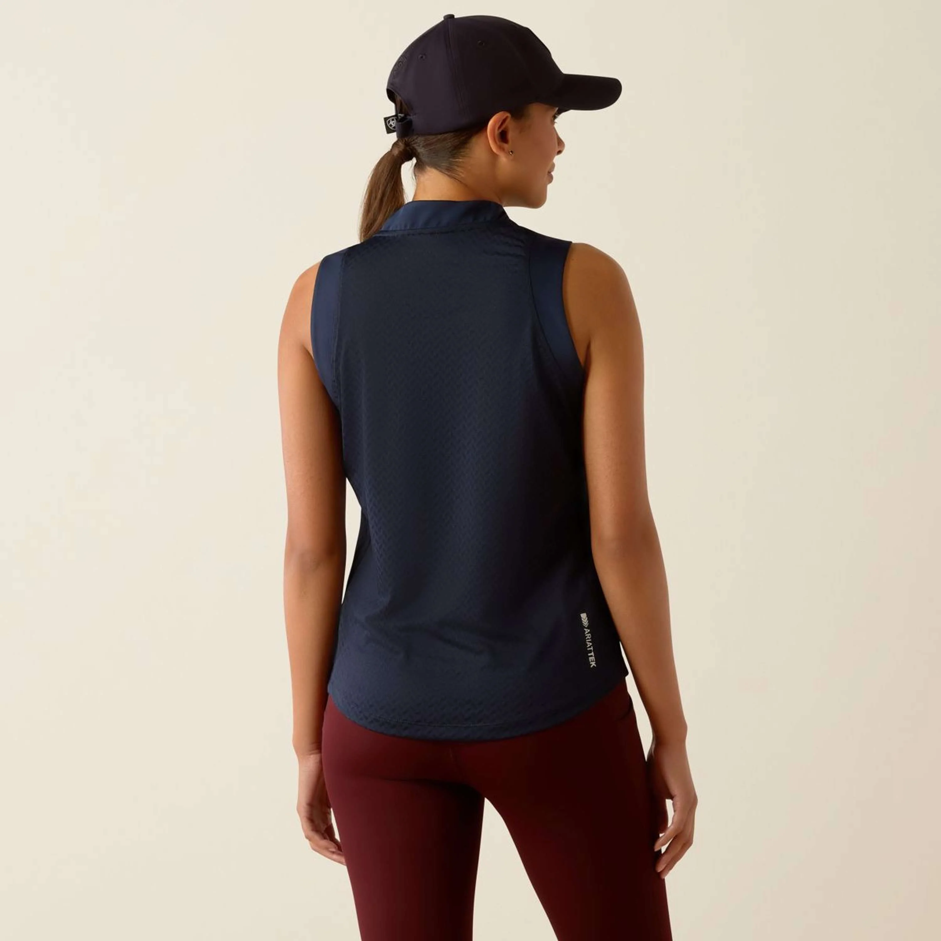 Ariat Haut Mesa Baselayer Sans Manche Navy Eclipse - Image 4