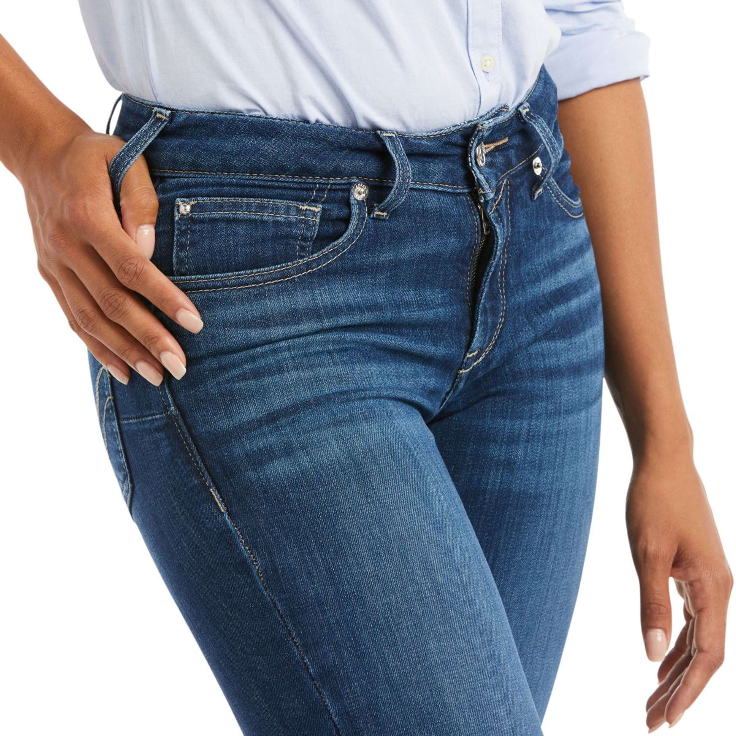 Ariat Jeans Real Perfect Rise Abby Straight Femme Mackenzie Blue - Image 2